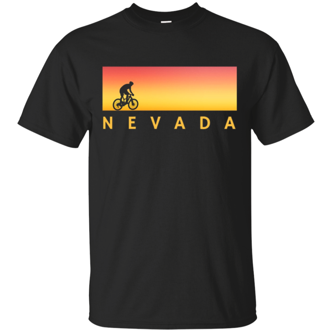 Bike Nevada T-shirt, Nv Biker Tee