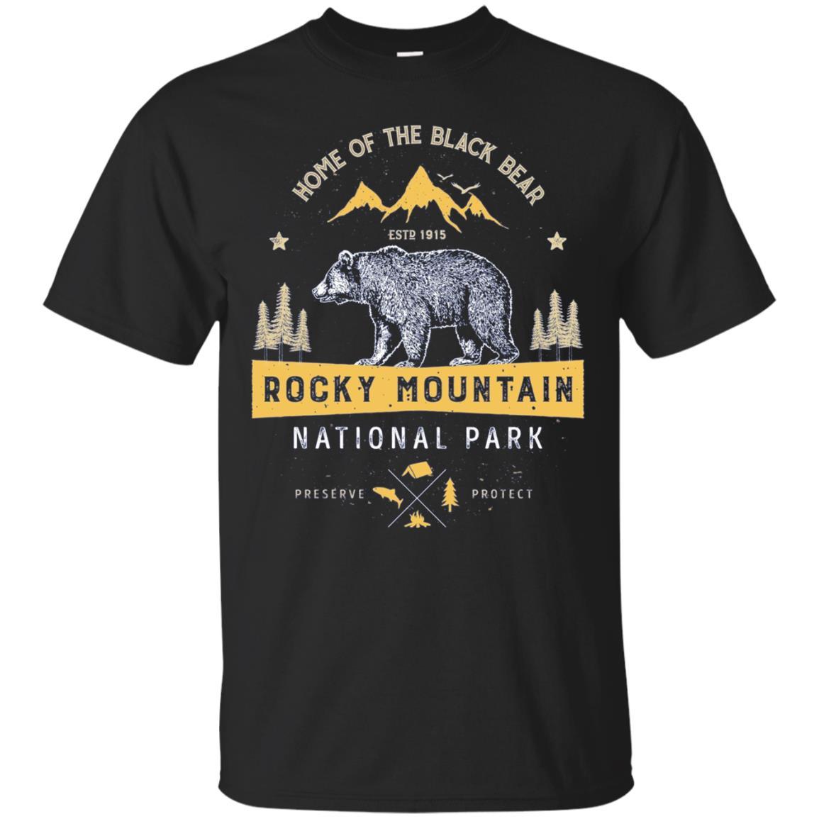 Rocky Mountain National Park Vintage Colorado Bear T Shirt