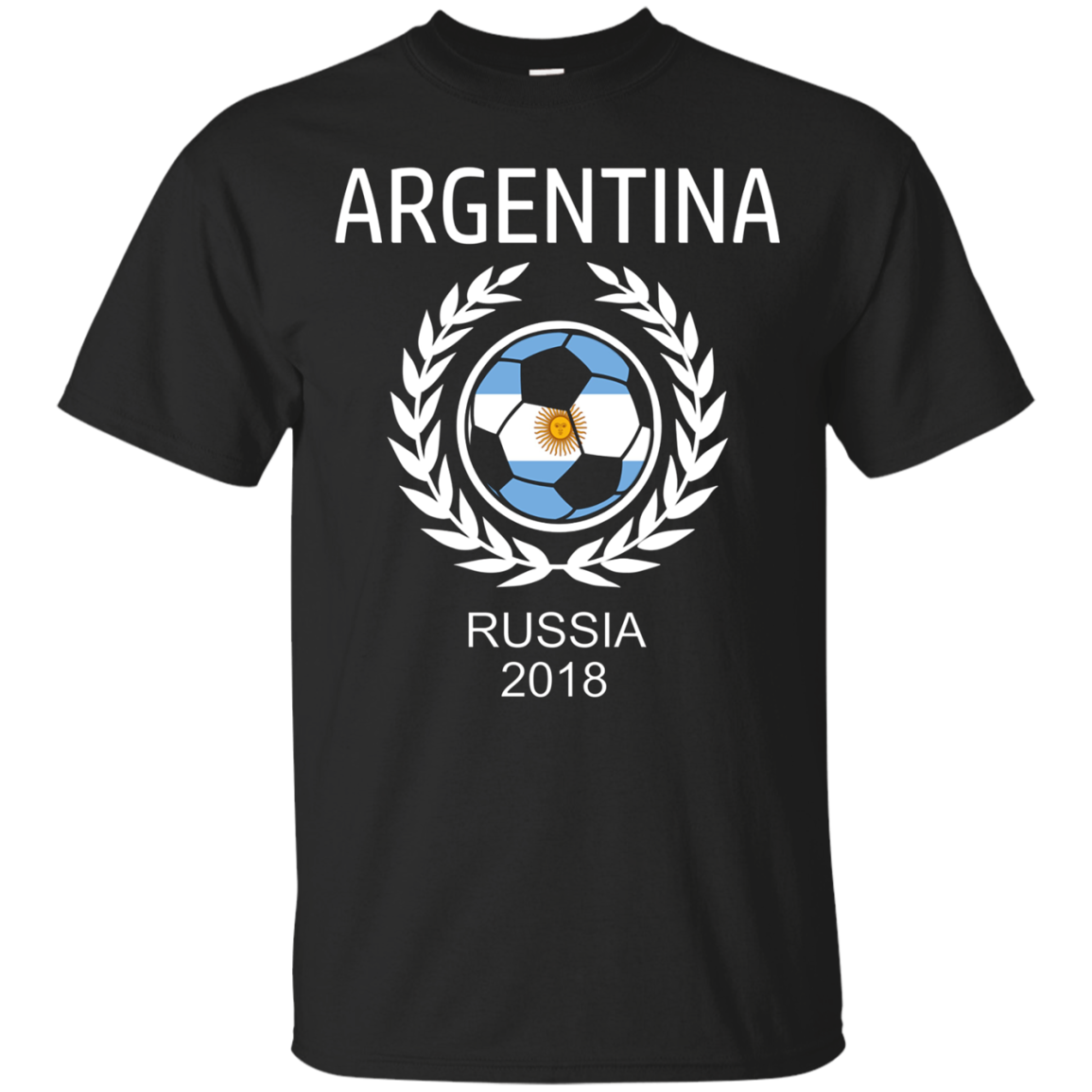 Argentina Soccer Team Russia 2018 T Shirt Football Fan