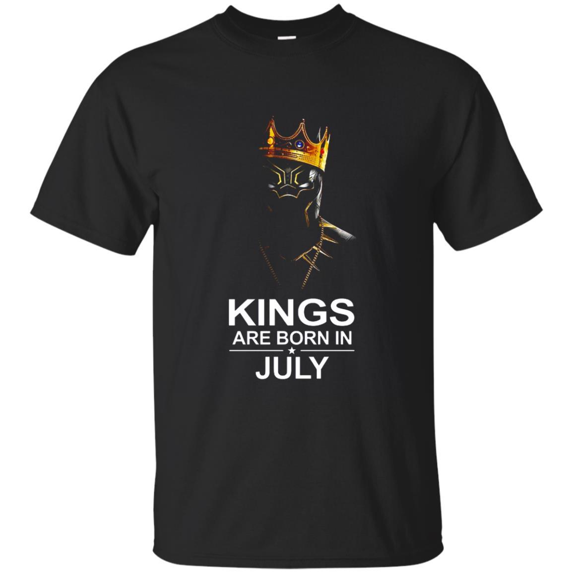 Black Panther Kings Are Born In July Shirts
