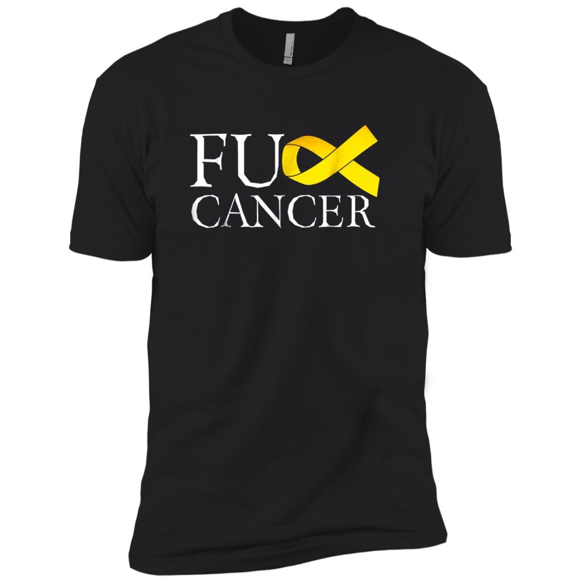 Ribbon Heart Fuck Cancer Shirts