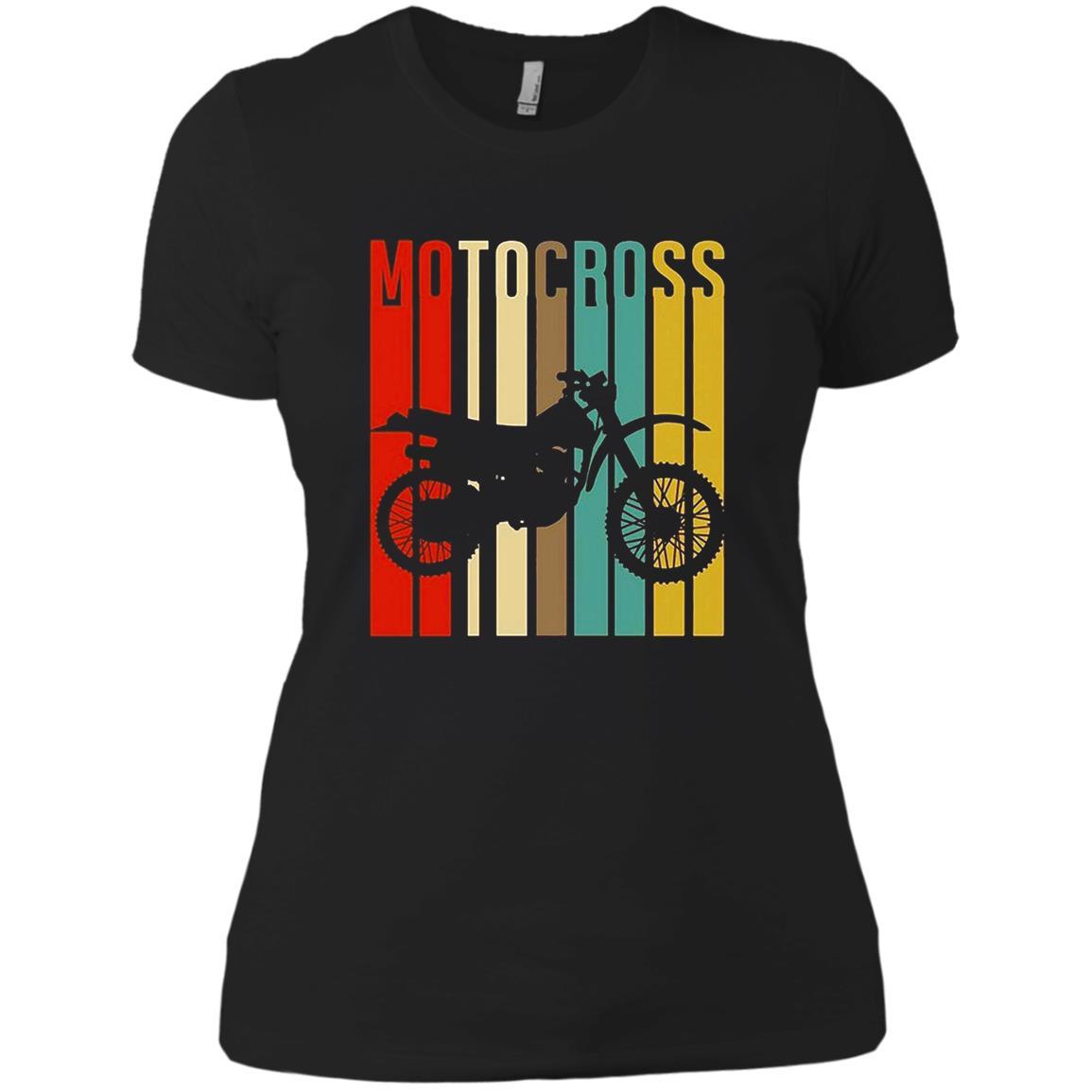 Cool Vintage Motocross Dirt Bike Silhouette Shirts