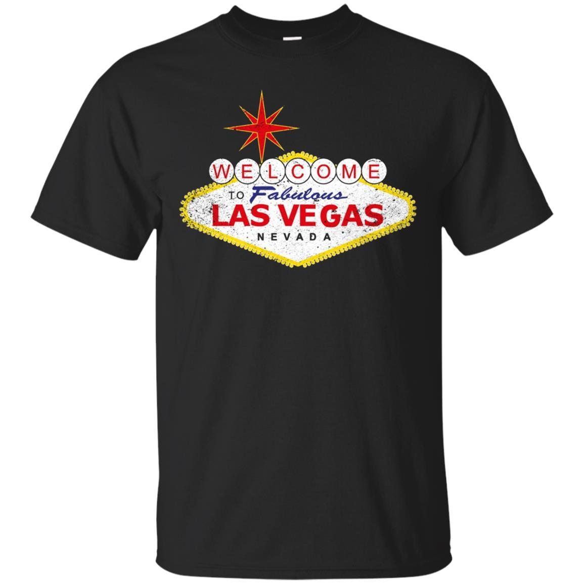 Welcome To Las Vegas Nevada Vintage Sign Souvenir T-shirt