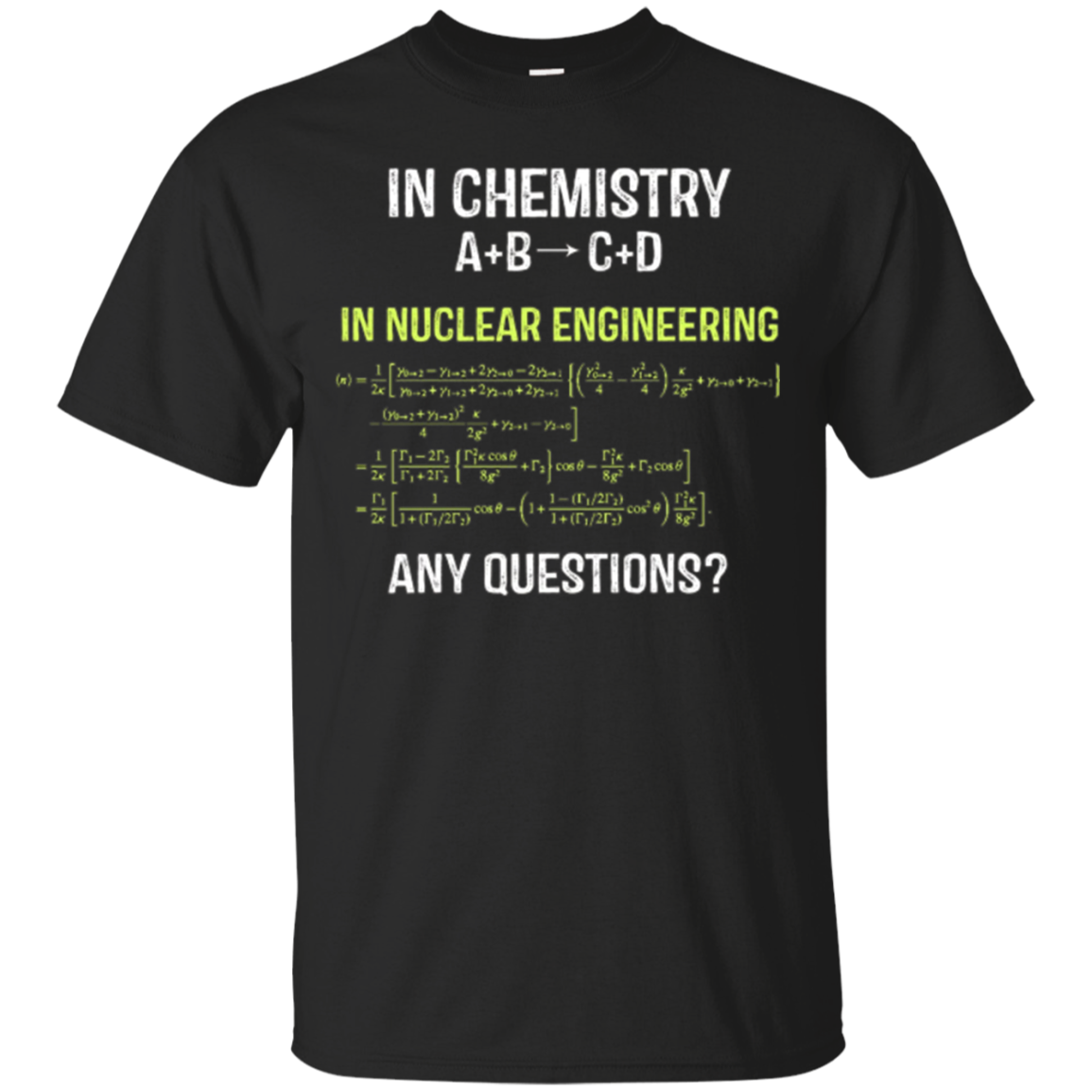 Nuclear Engineering Medicine Physics T-shirt.nuclear Symbol.