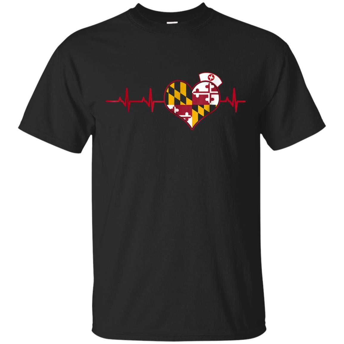 Maryland Nurse Heartbeat T-shirt National Nurses Week