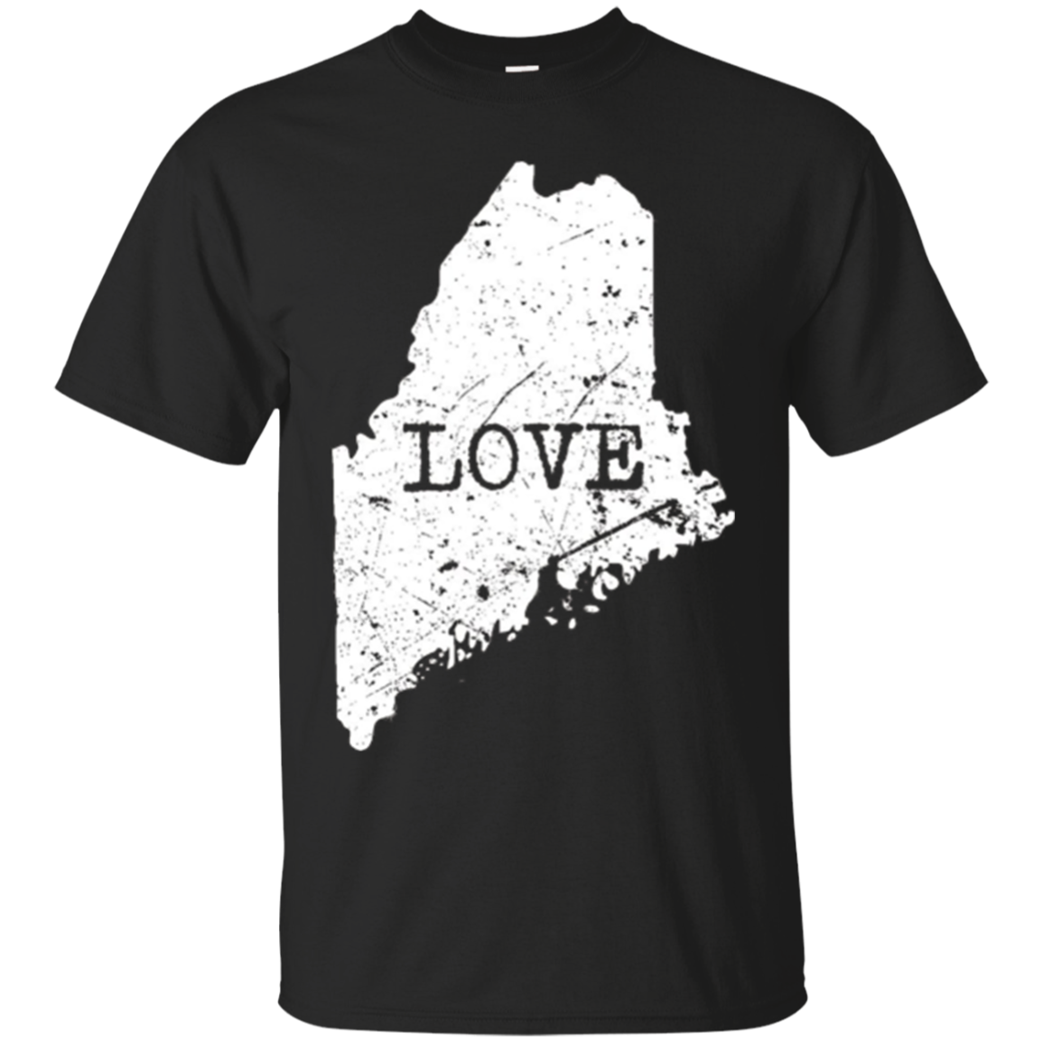 Home Tees: I Love My Home State Maine T-shirt