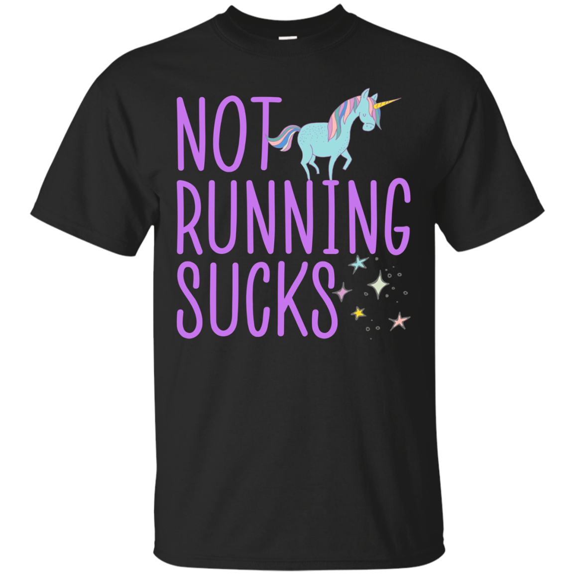 Not Running Sucks Unicorn T-shirt