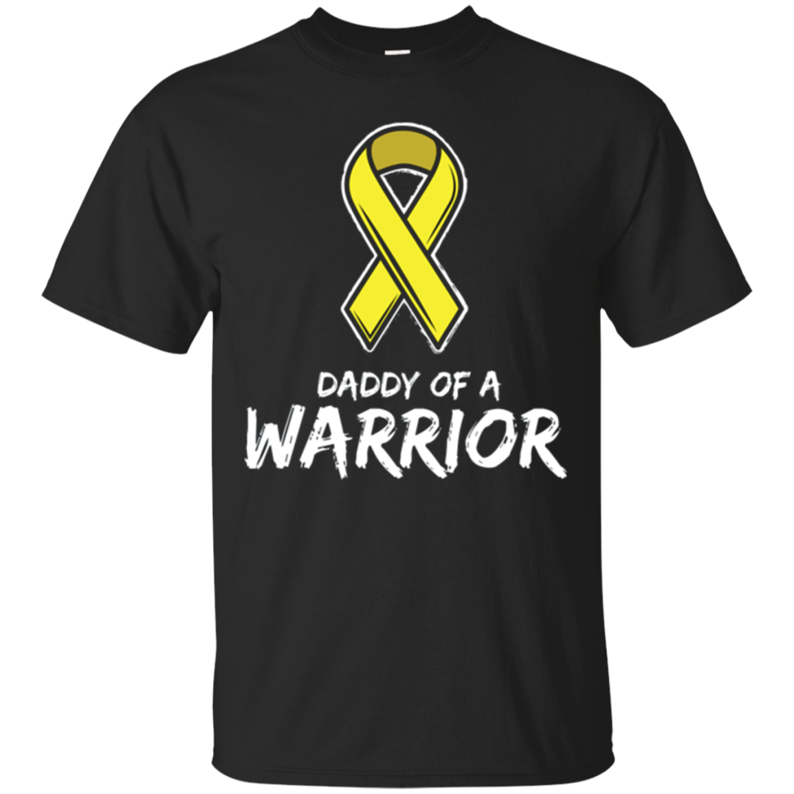 S Daddy Of A Warrior Childhood Cancer Awareness Shirt