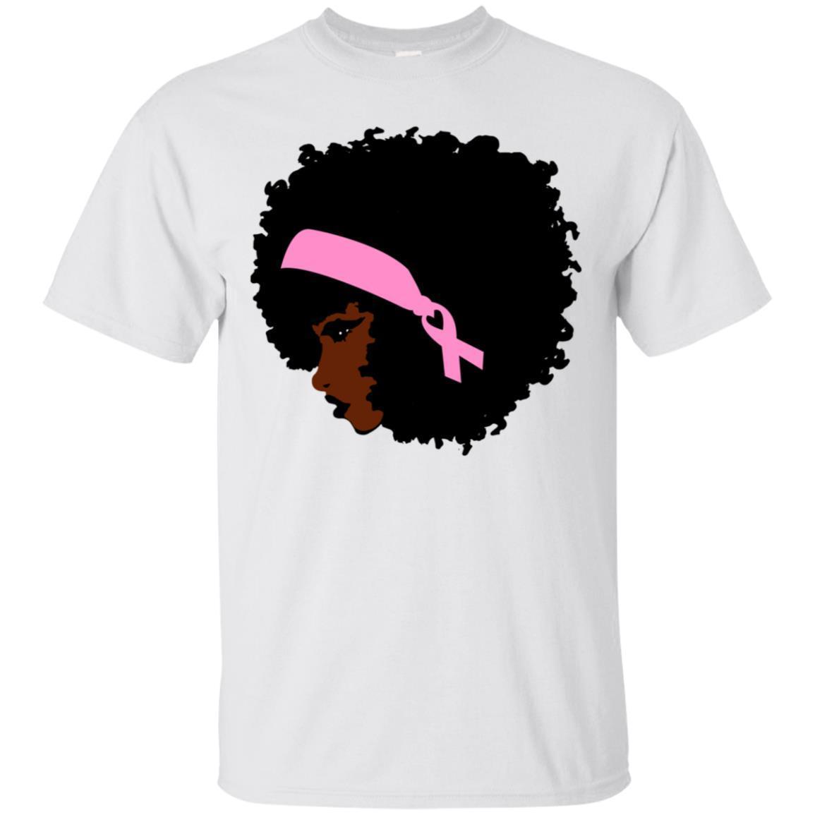 Afro American Breast Cancer Awareness Shirt