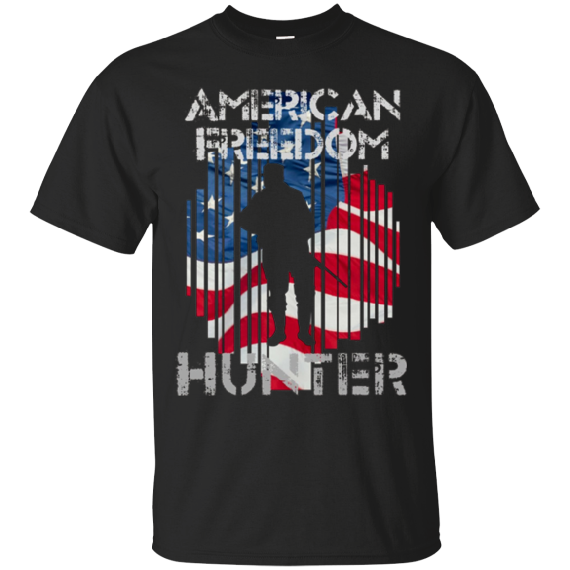 American Freedom Hunter Flag T-shirt