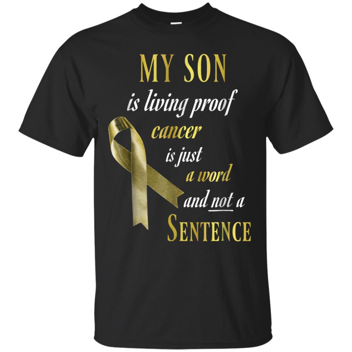 Gold Ribbon Childhood/pediatric Cancer Awareness (son) Shirts