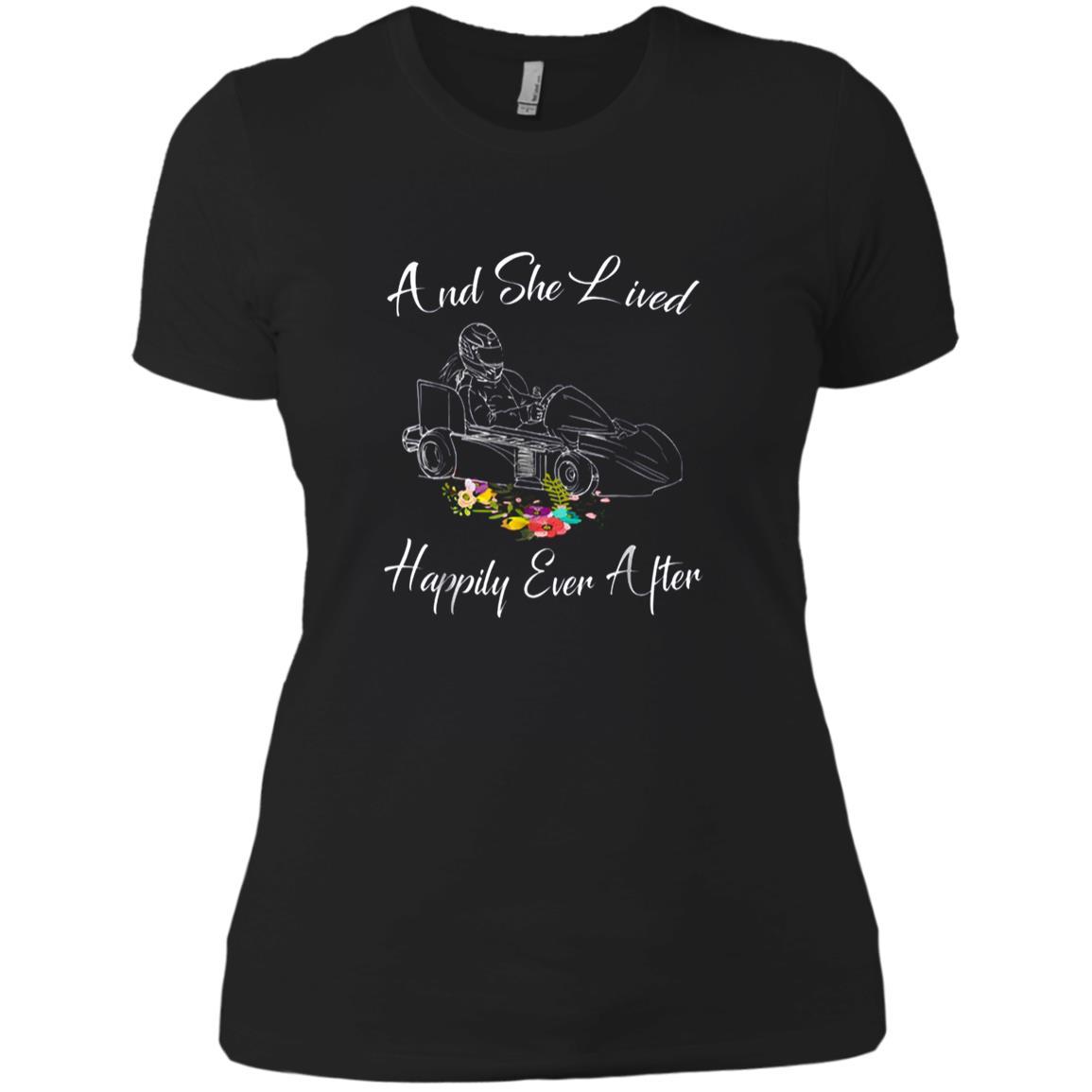 And She Lived Happily Ever After Camping Shirts