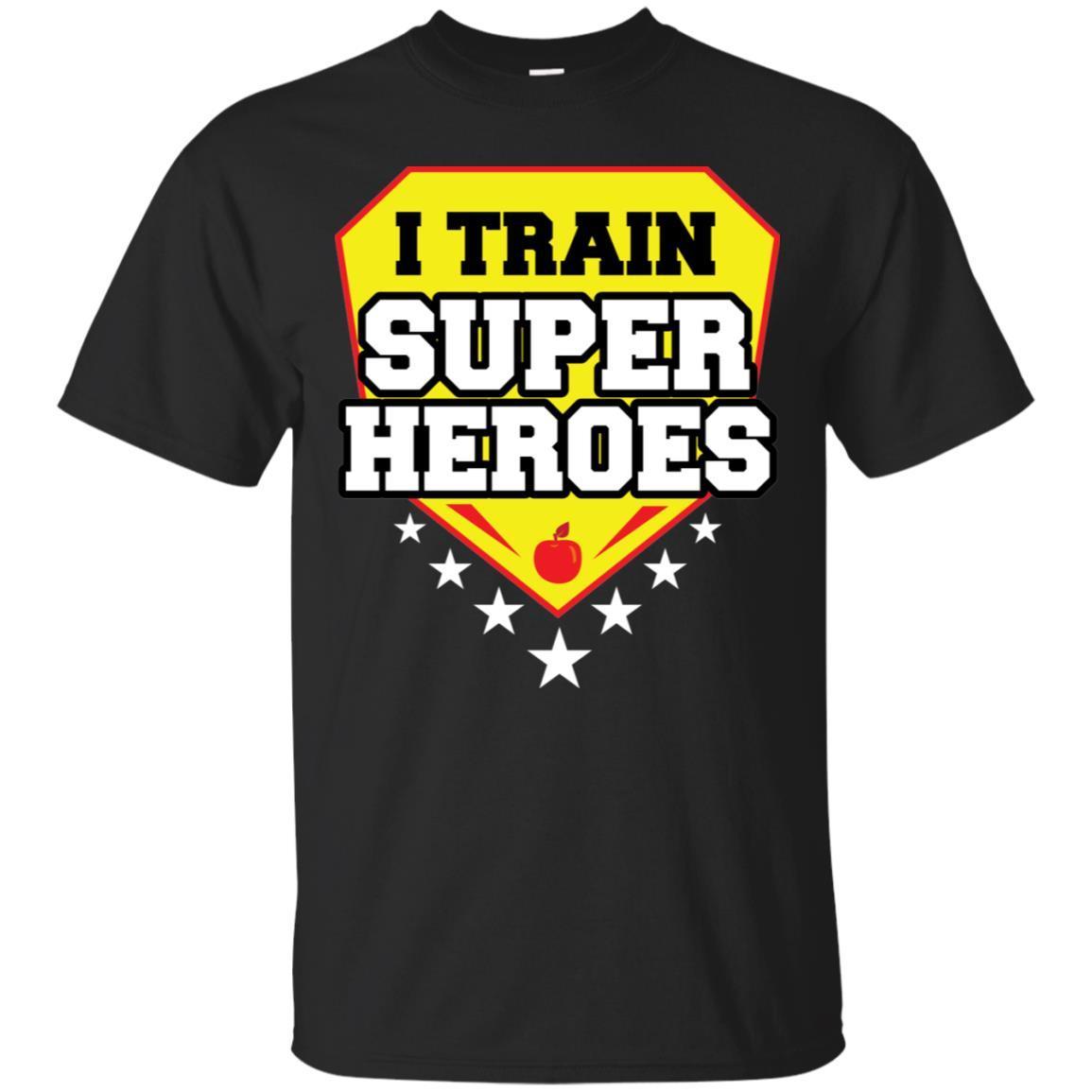 I Train Super Heroes Tea Shirt