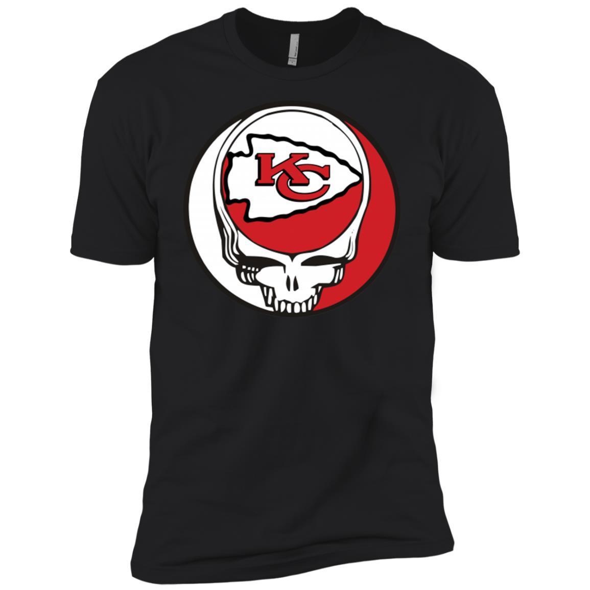 Nfl - Kansas City Chiefs Grateful Dead Steal Your Face Football Nfl Shirts