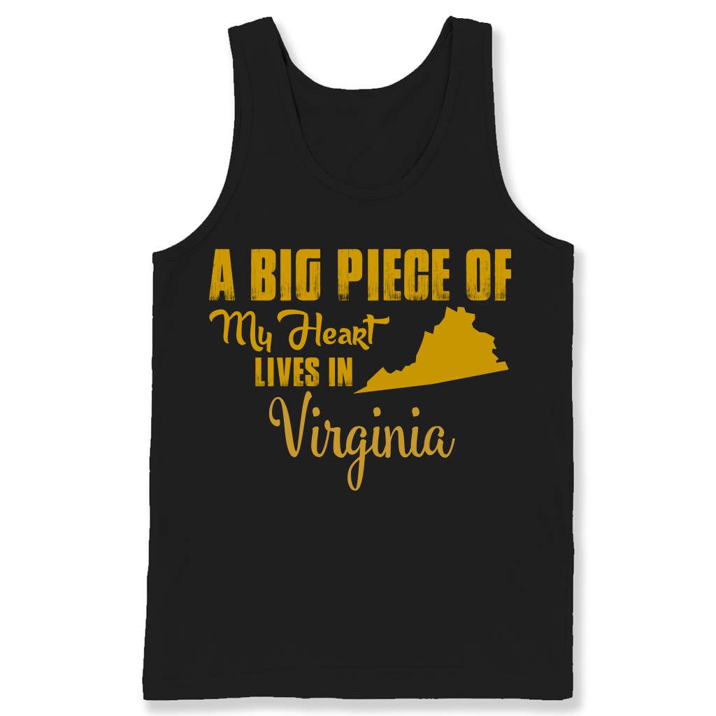 A Big Piece Of My Heart Lives In Virginia T Shirts