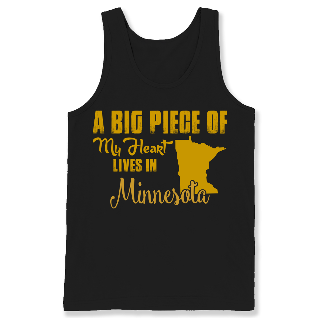A Big Piece Of My Heart Lives In Minnesota T Shirts