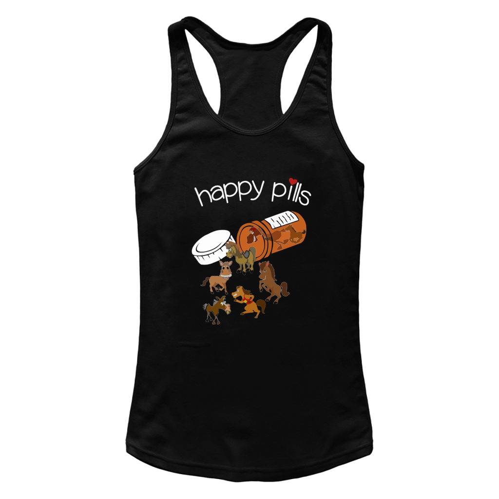 Happy Pills For Horse Lovers T Shirts