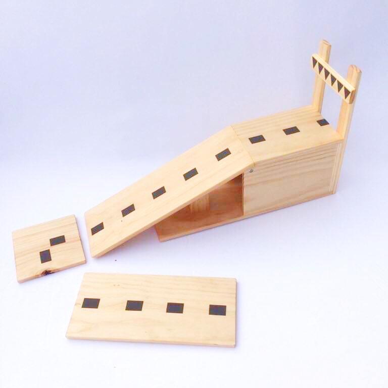 wooden ramp toy