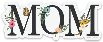 Mom Floral Sticker