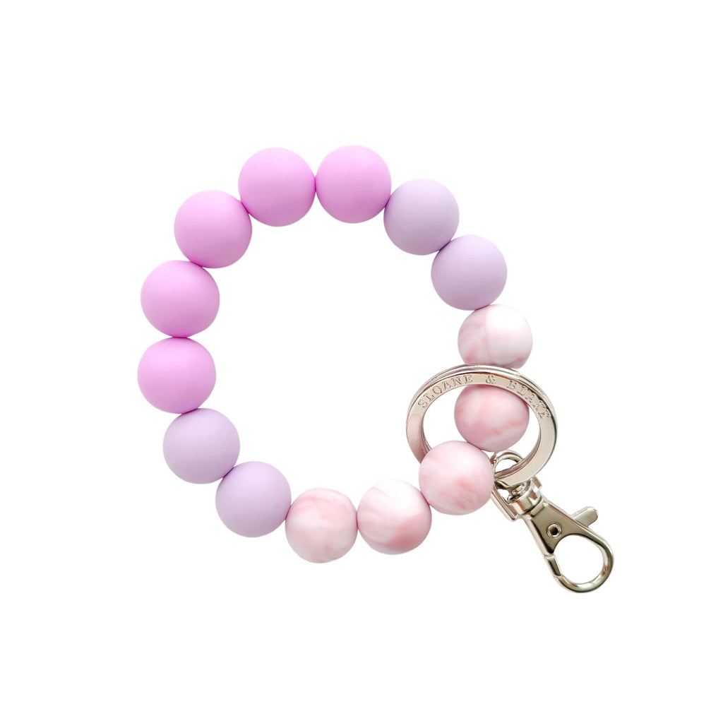 Chloe Confetti Beaded Key Ring Bracelet Rainbow – INK+ALLOY, LLC