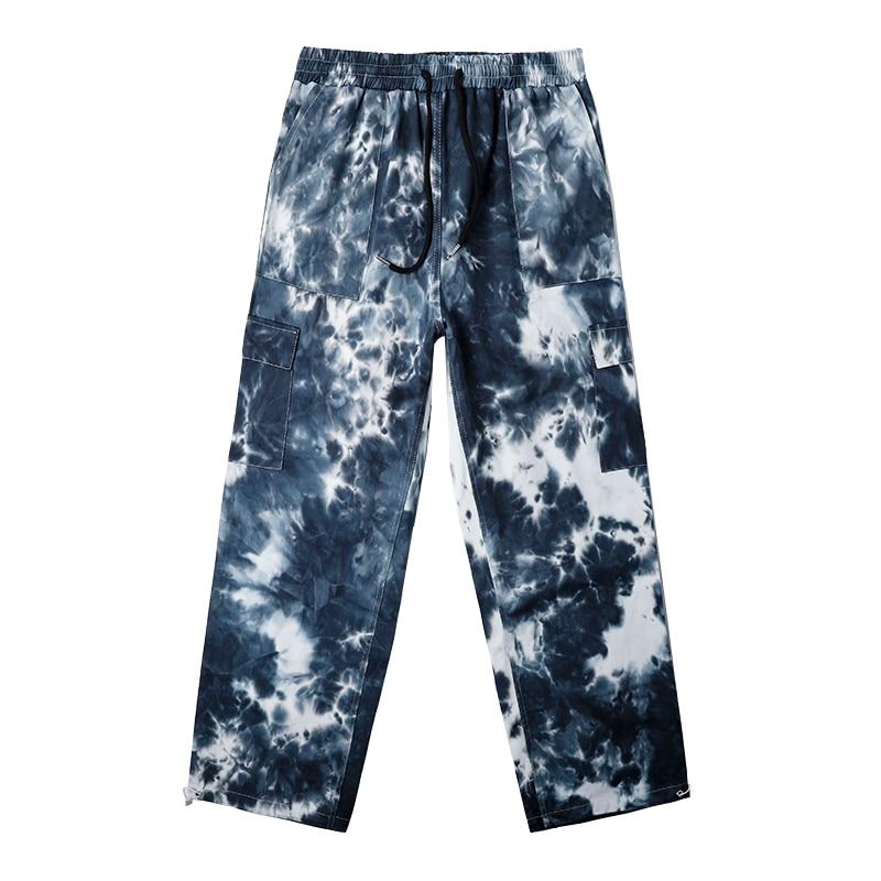 Blue Acid Tie Dye Pants - | HA3XUN