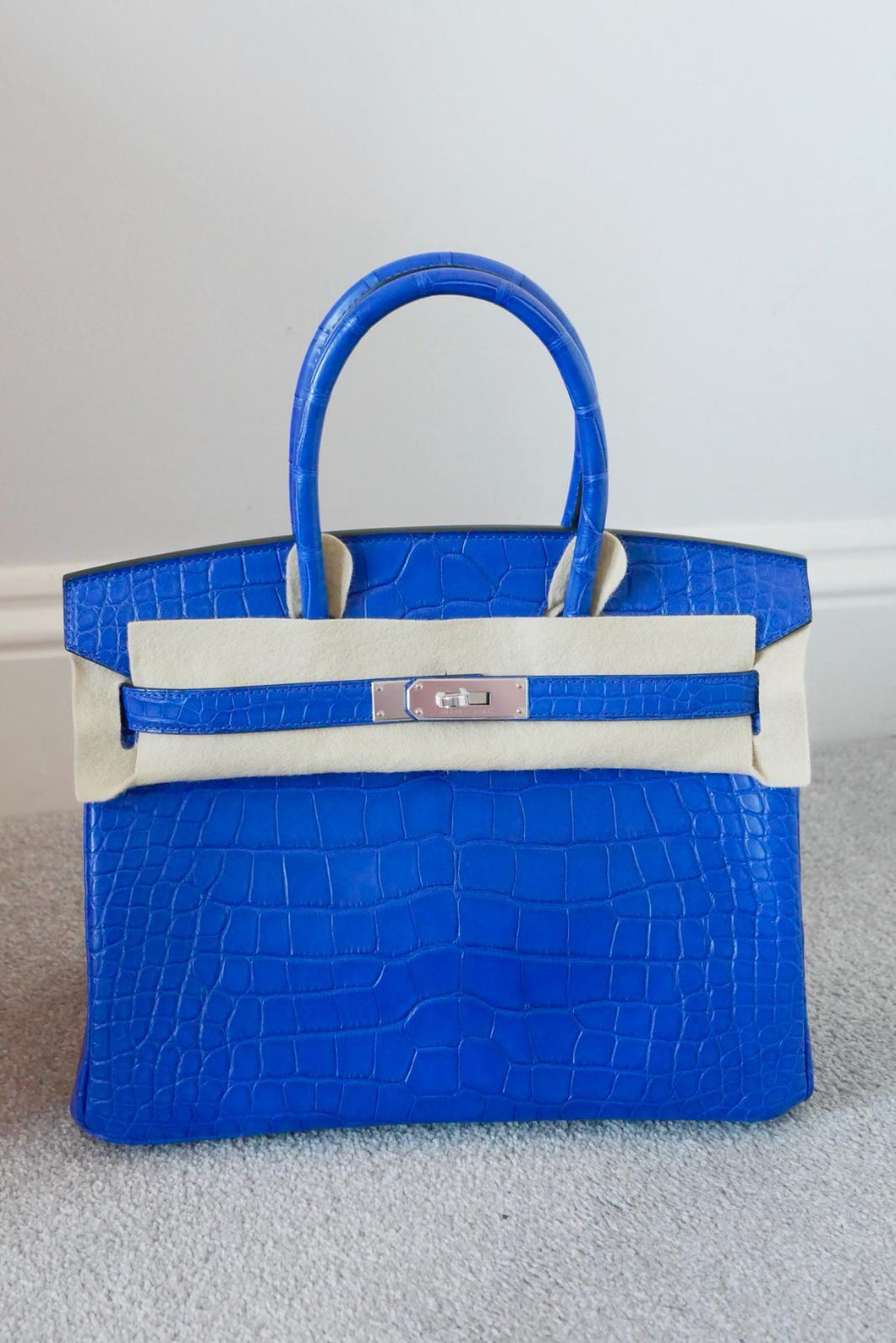 hermes birkin 30 blue electric