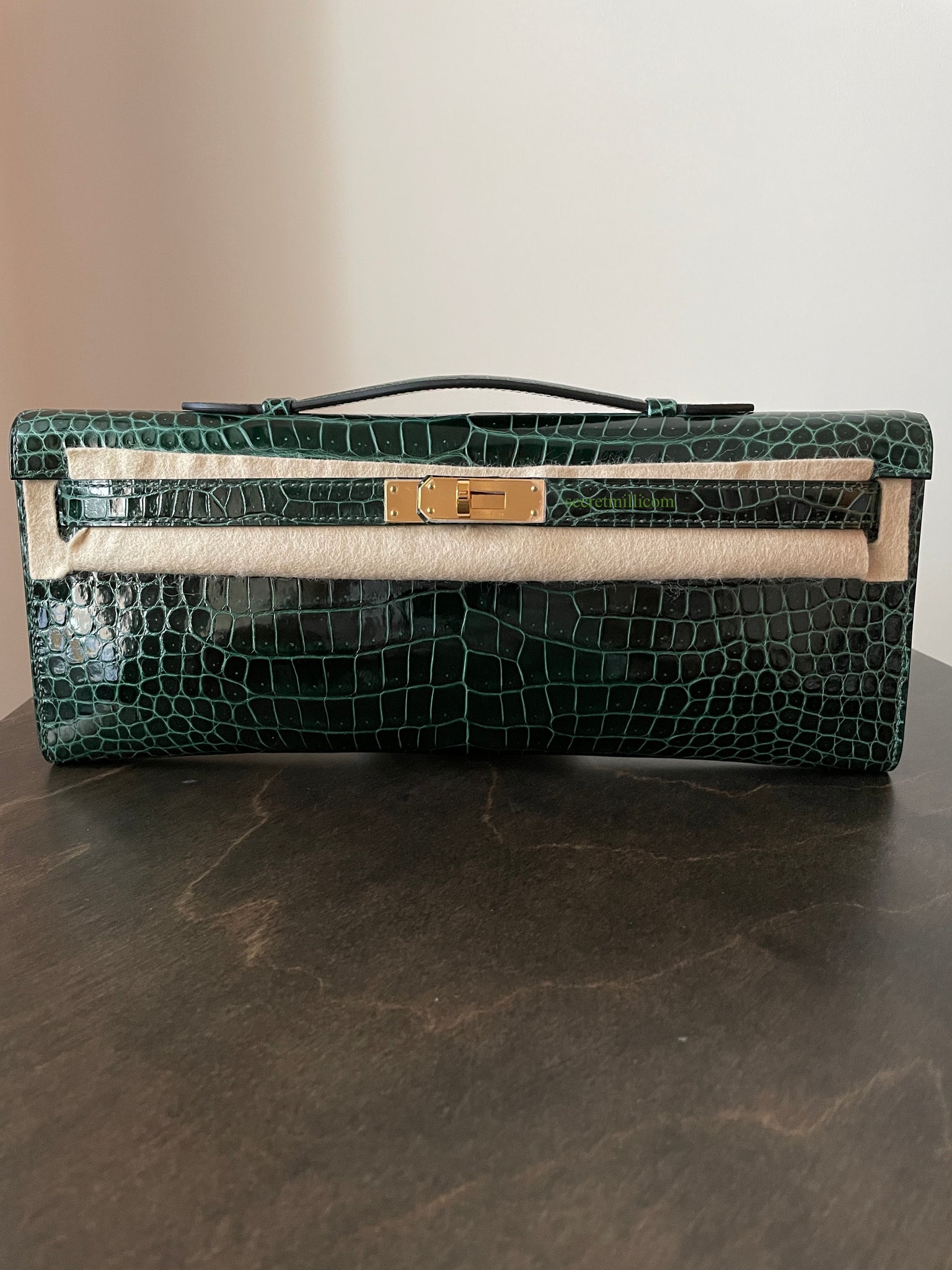 hermes kelly cut crocodile