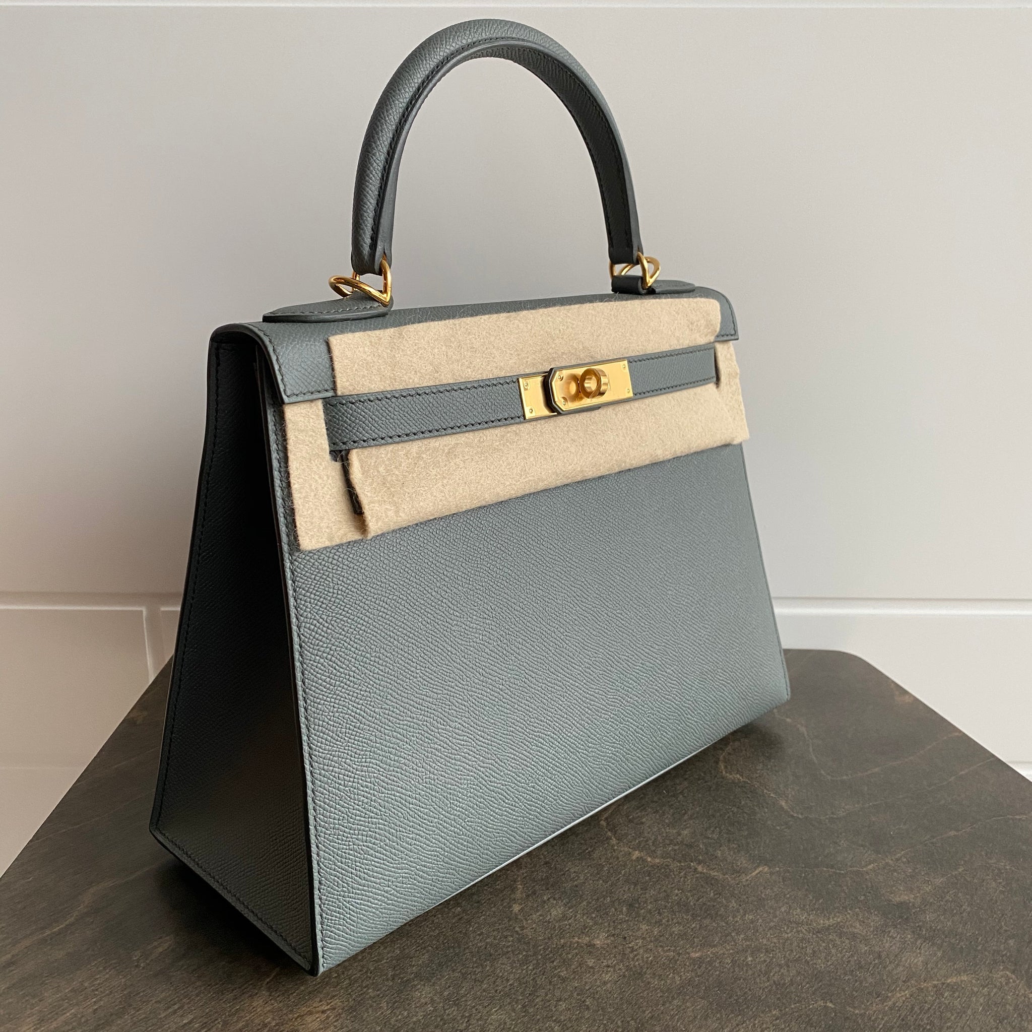 vert amande hermes kelly