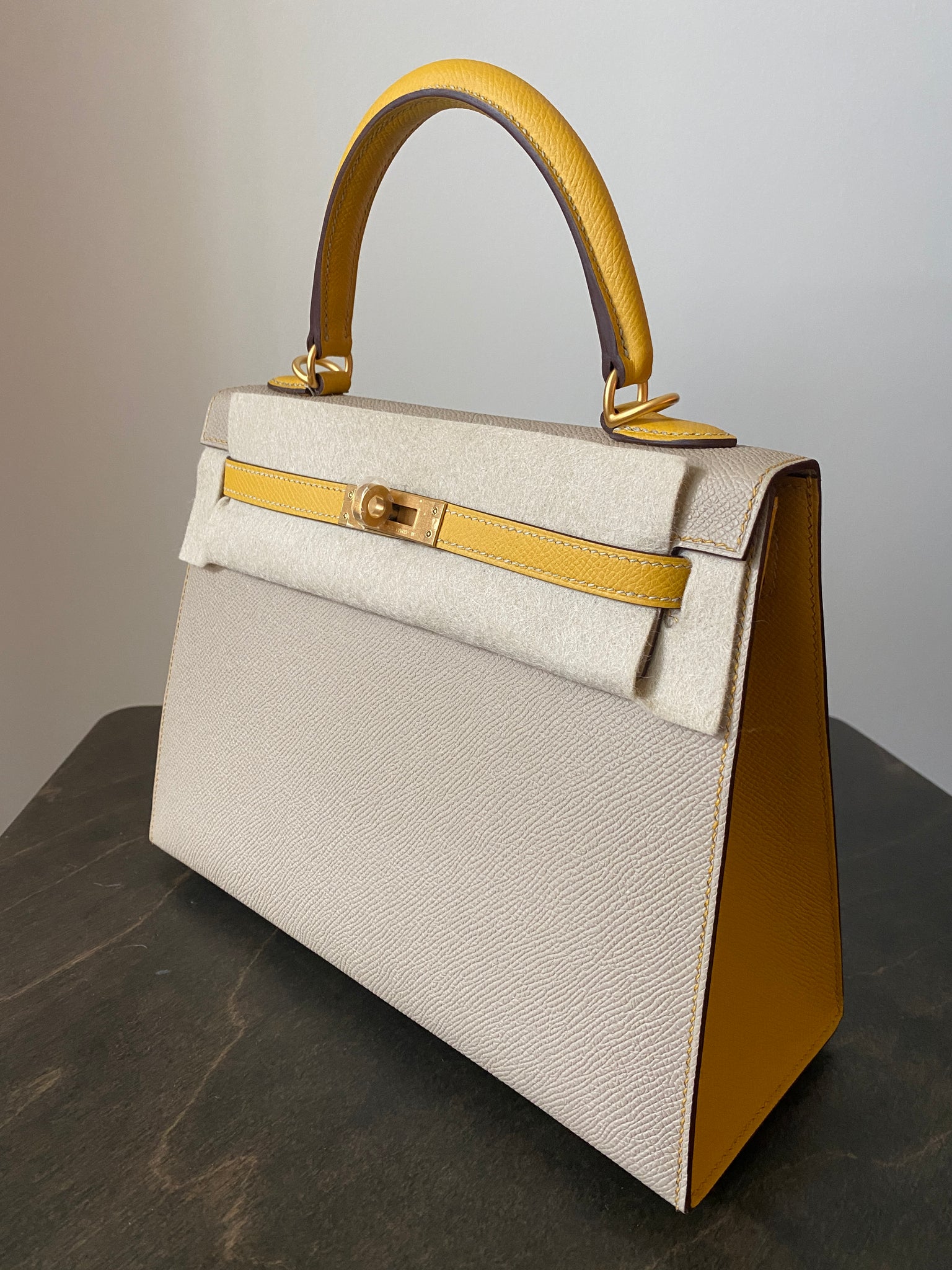 hermes kelly 25 amber