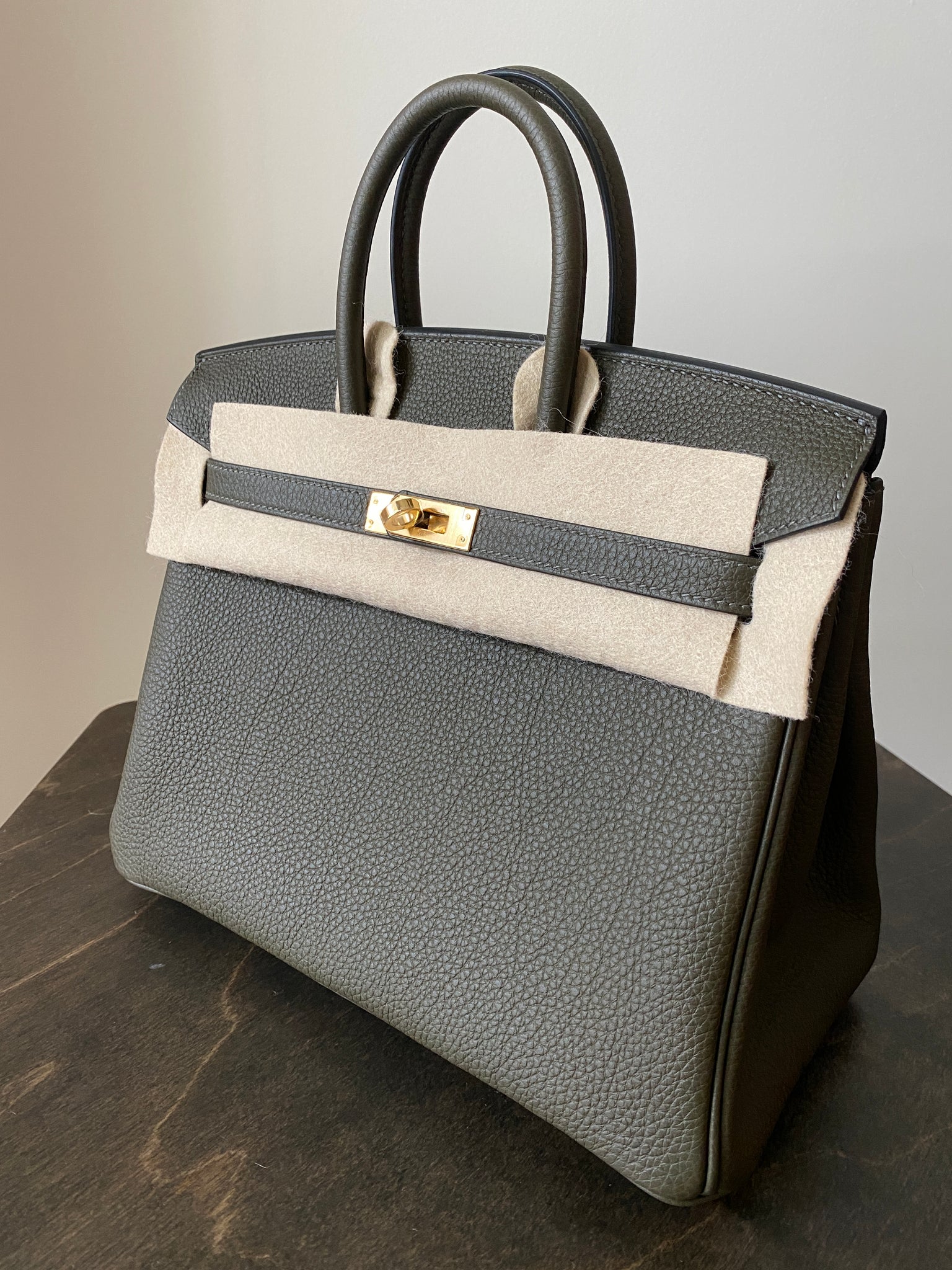 Hermes Birkin 30 Vert de Gris Togo Palladium Hardware - Vendome Monte Carlo