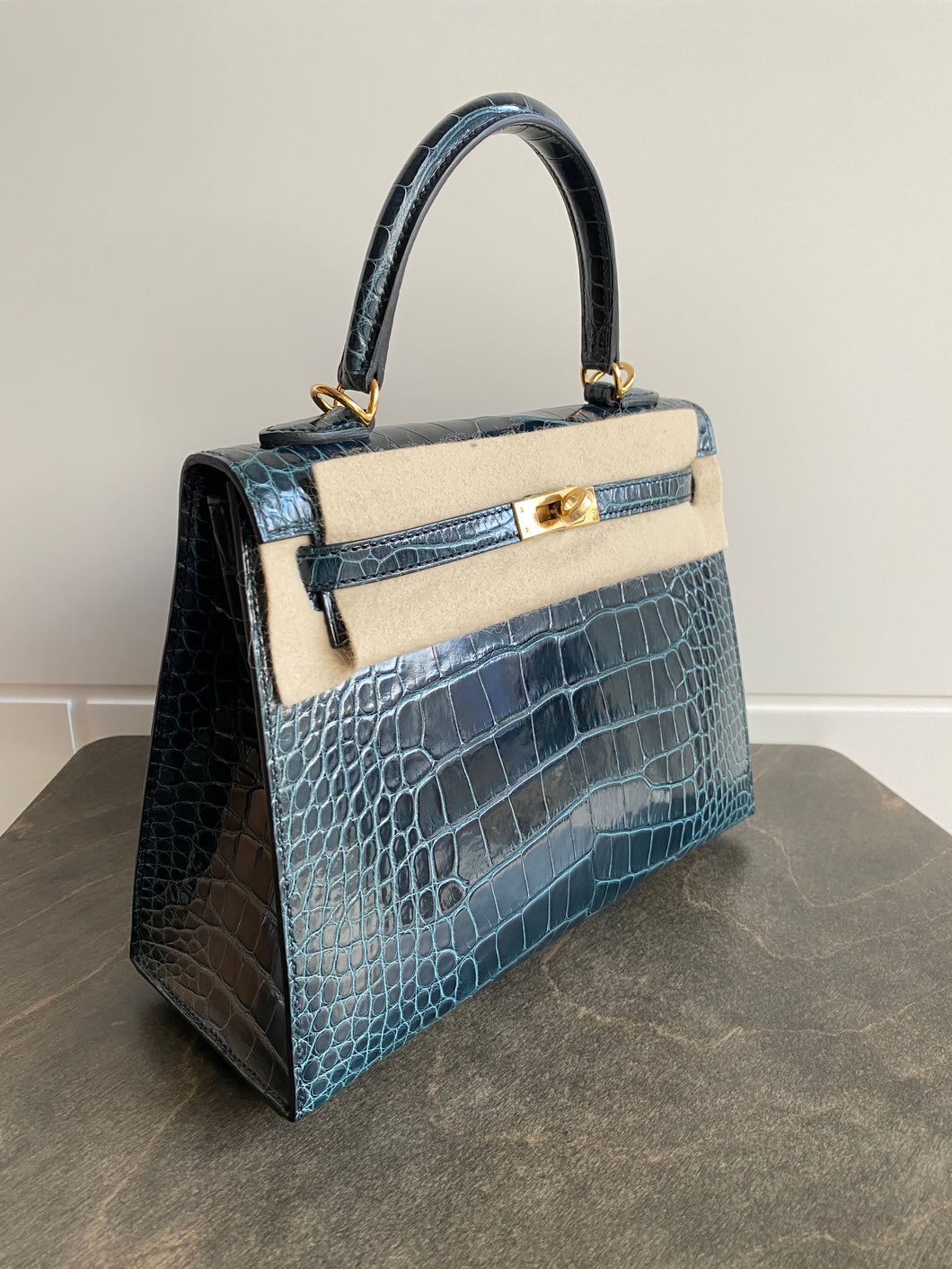 hermes kelly 25 alligator