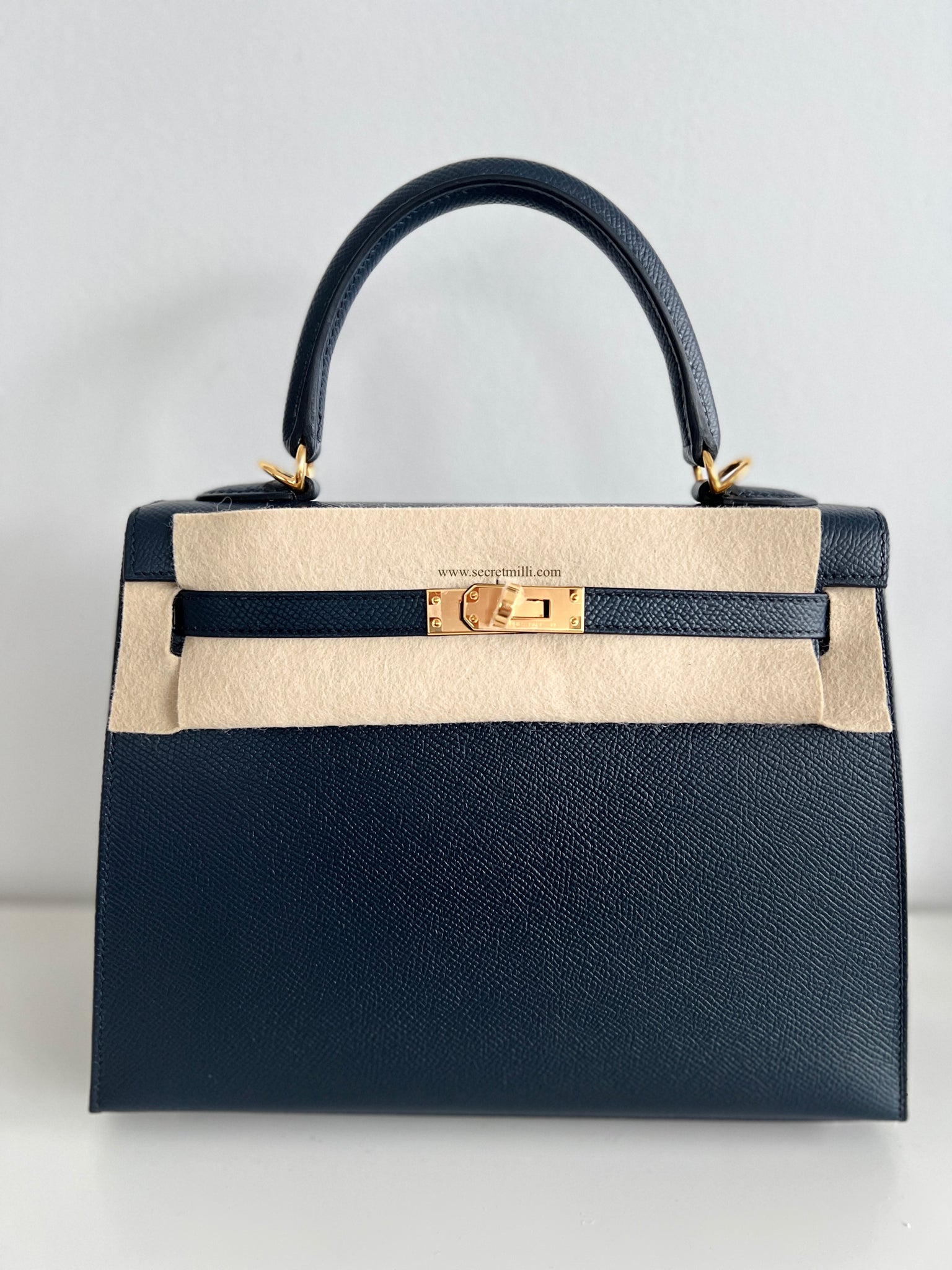 hermes kelly bleu indigo