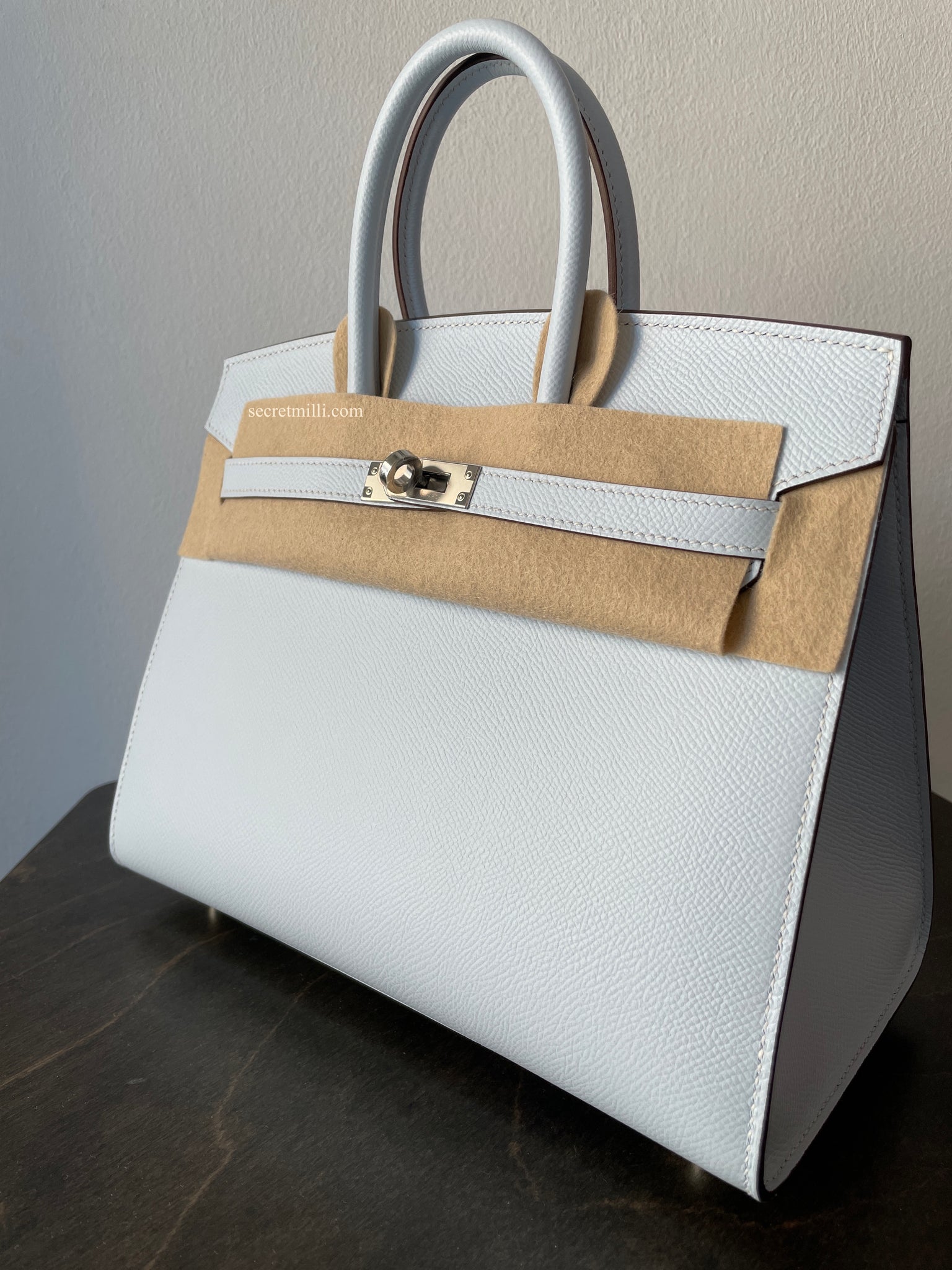 Hermes Kelly 25 Bleu Brume - Glam & Glitter