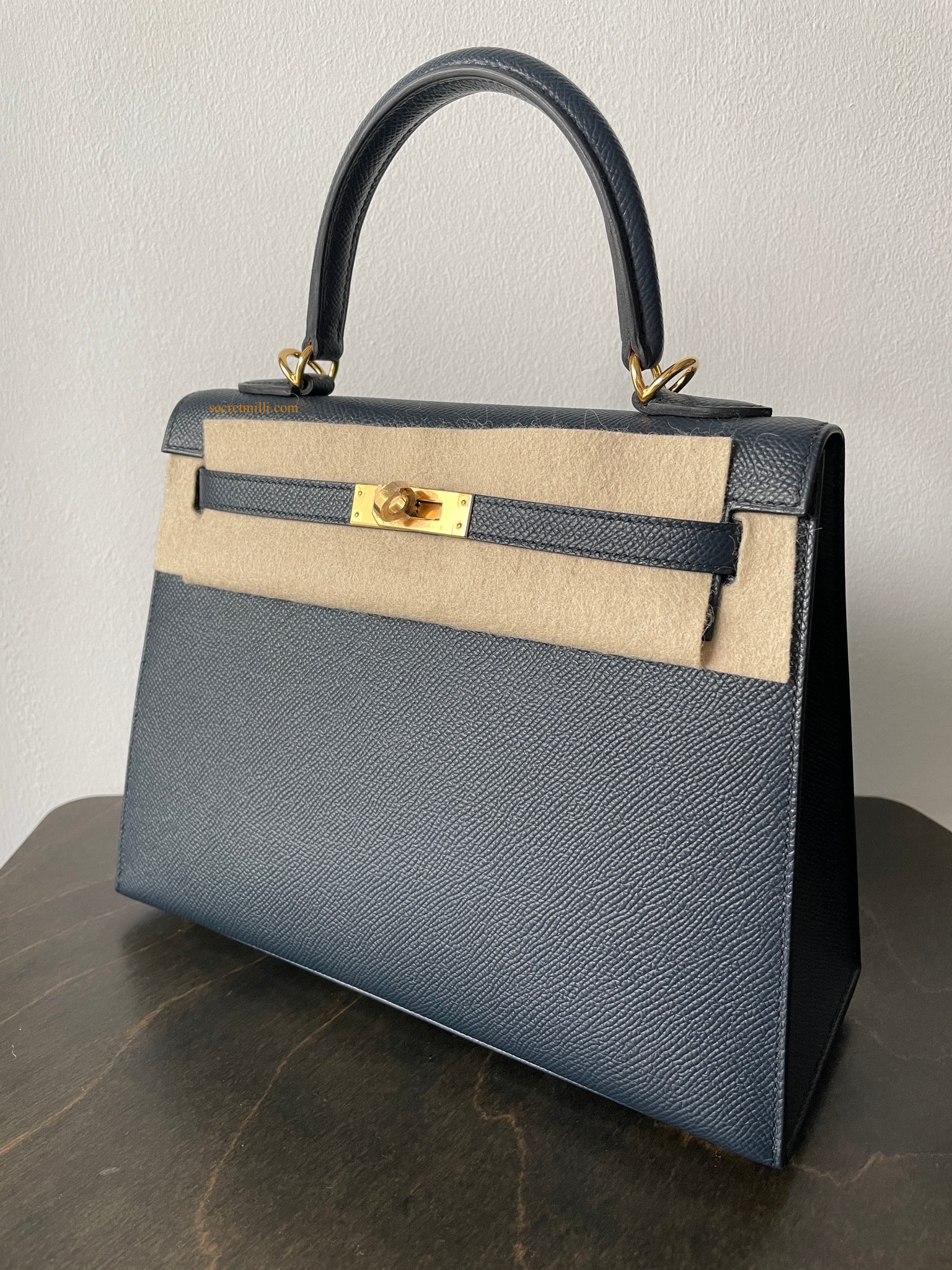 hermes kelly 25 blue indigo