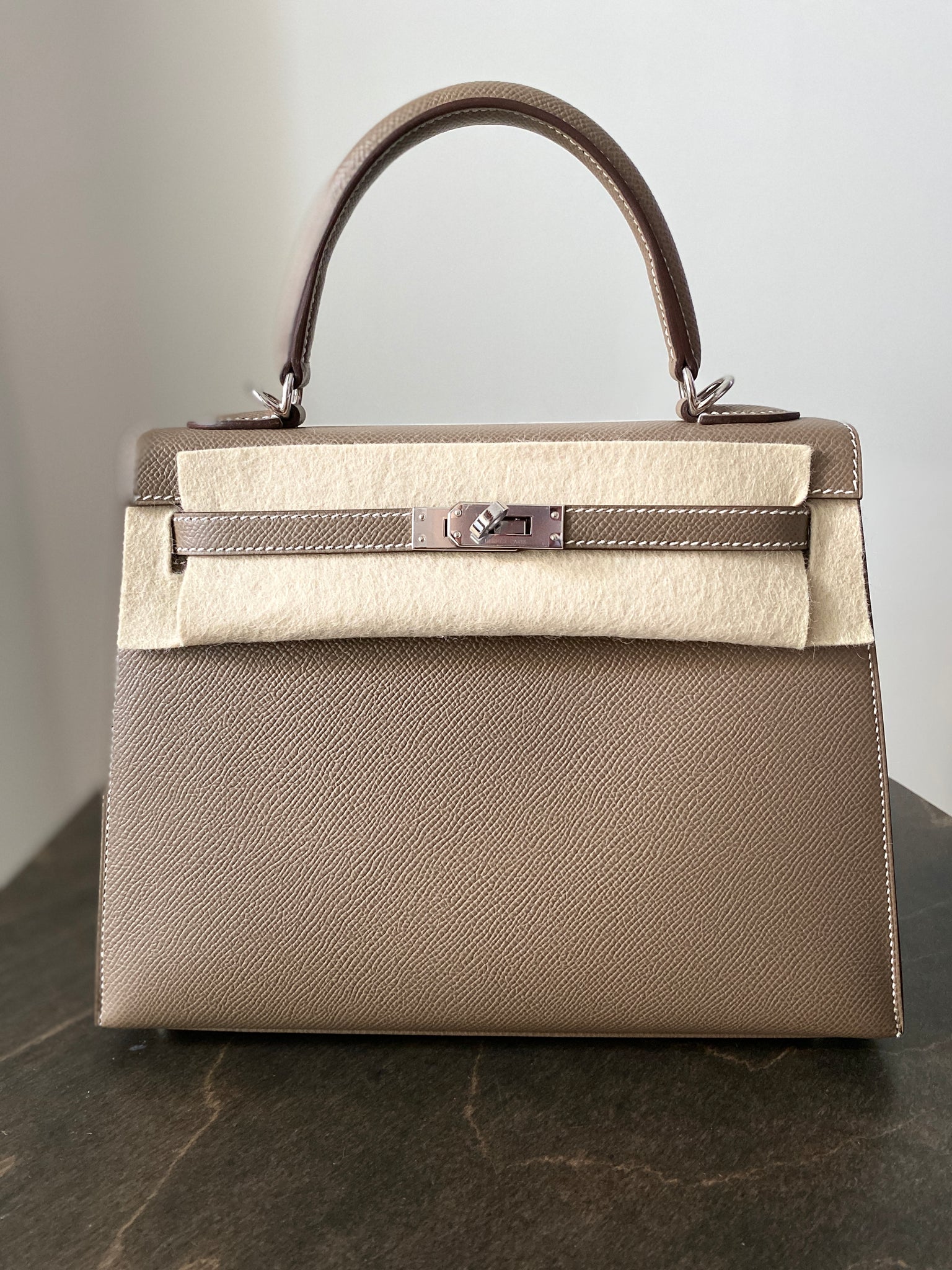 hermes kelly 25 etoupe epsom