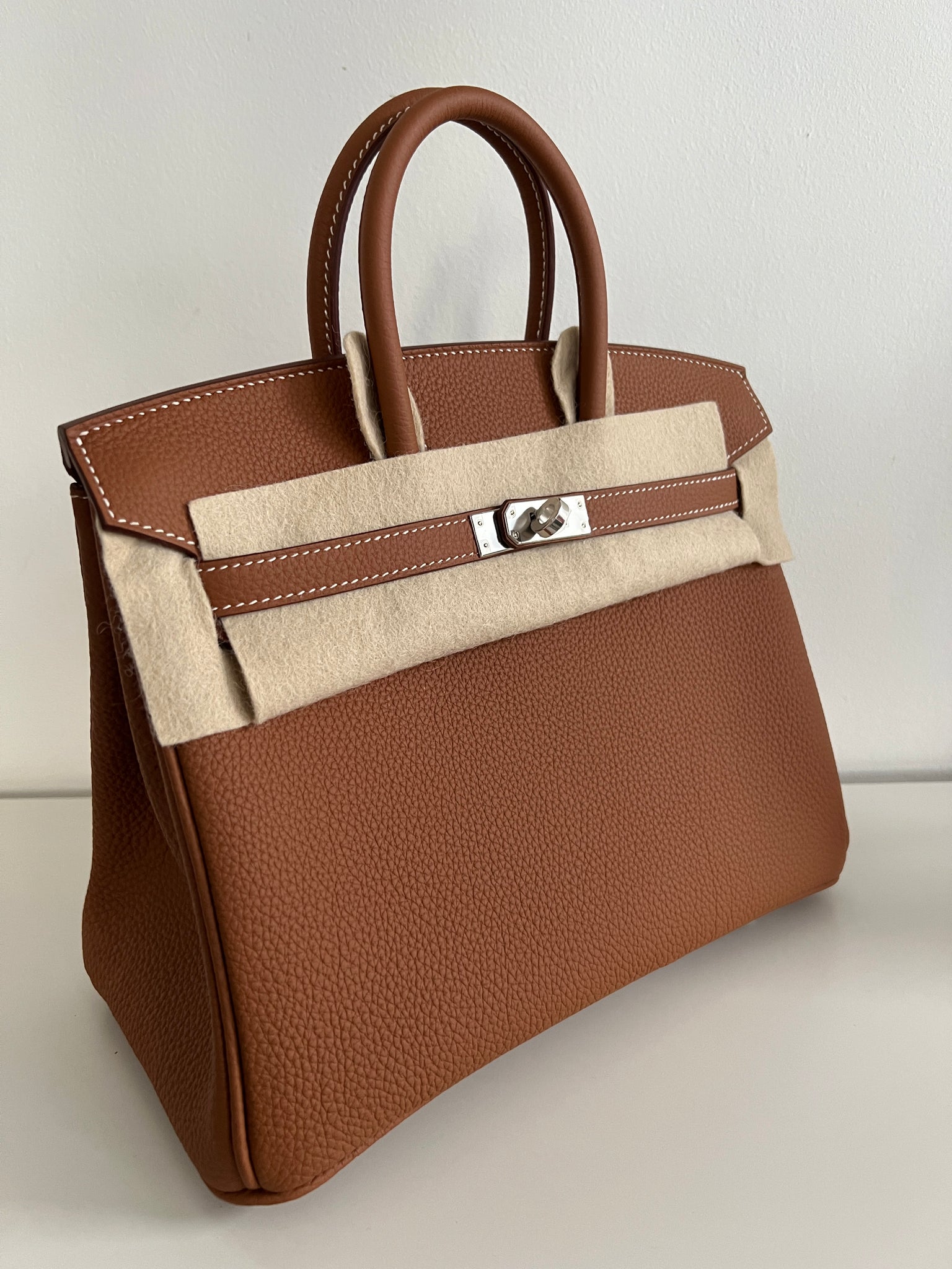 birkin 25 gold epsom