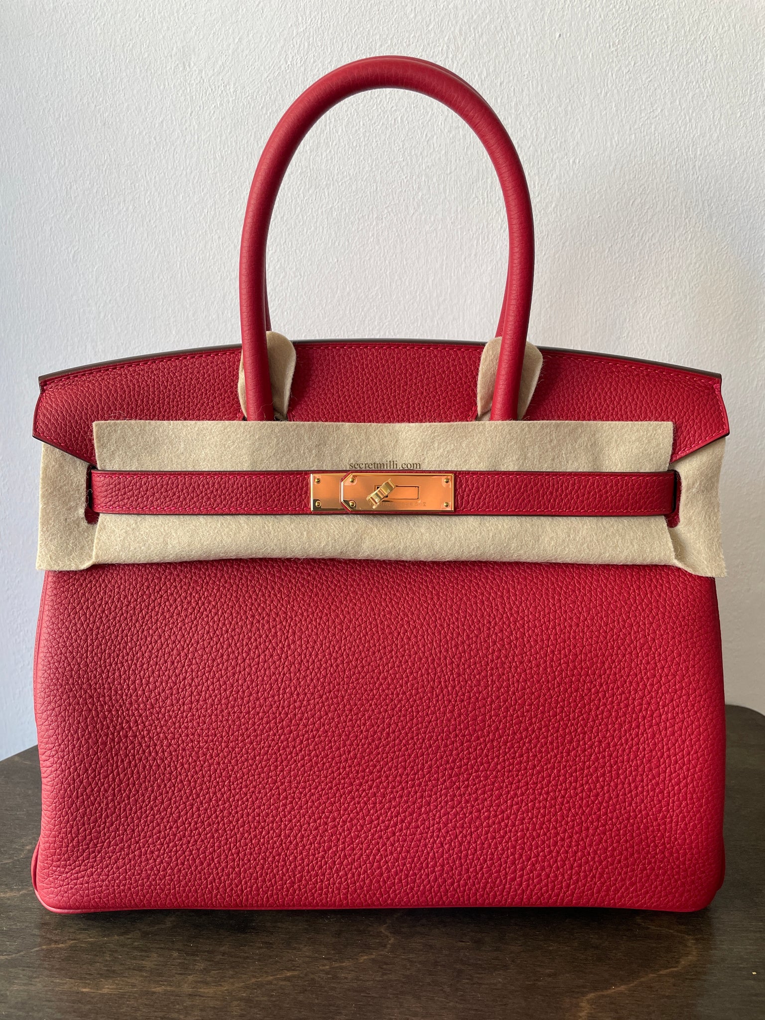 Hermes Birkin 30 Rouge Grenat Epsom Gold Hardware #C - Vendome Monte Carlo