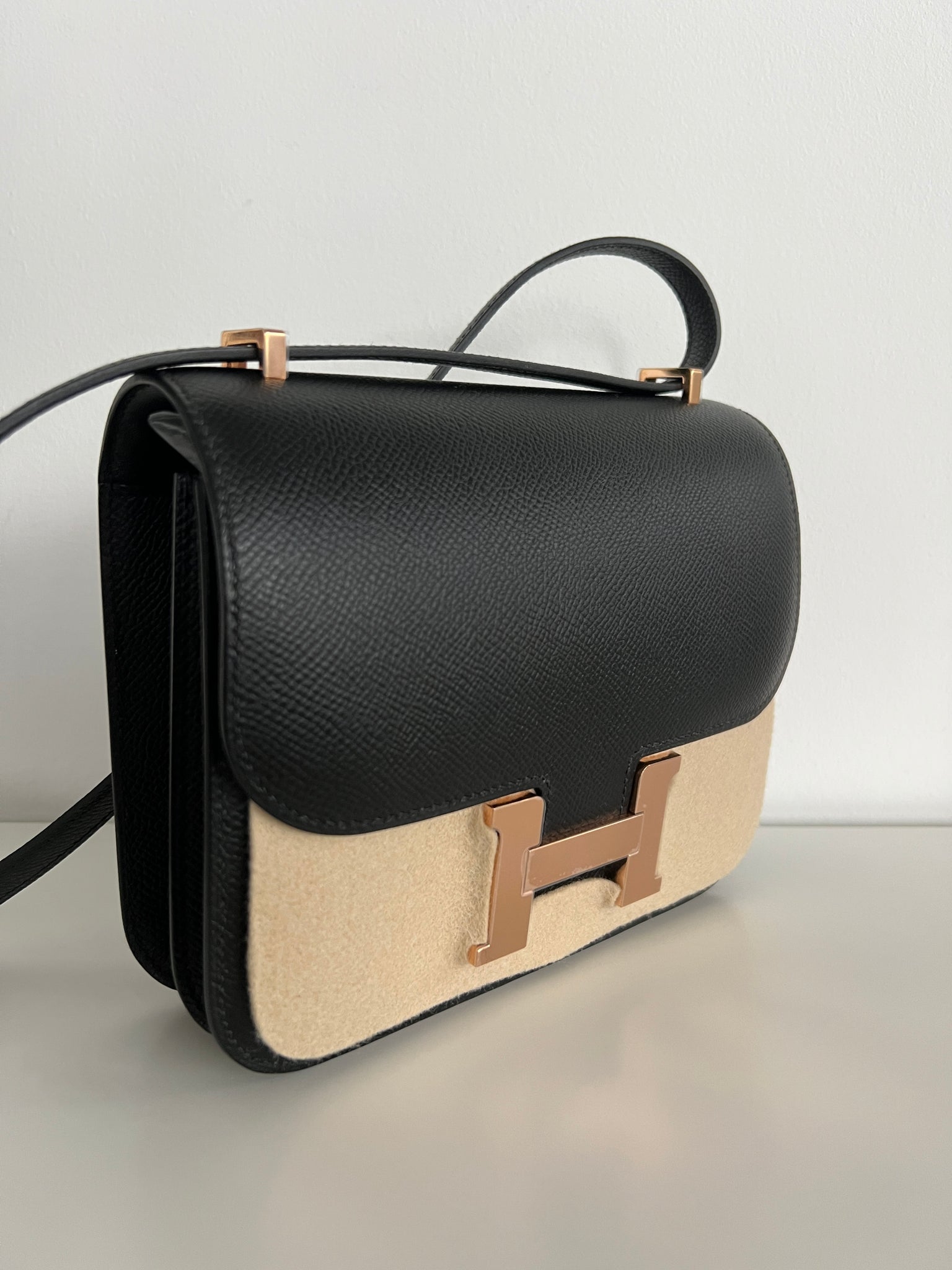 hermes epsom constance 18 black