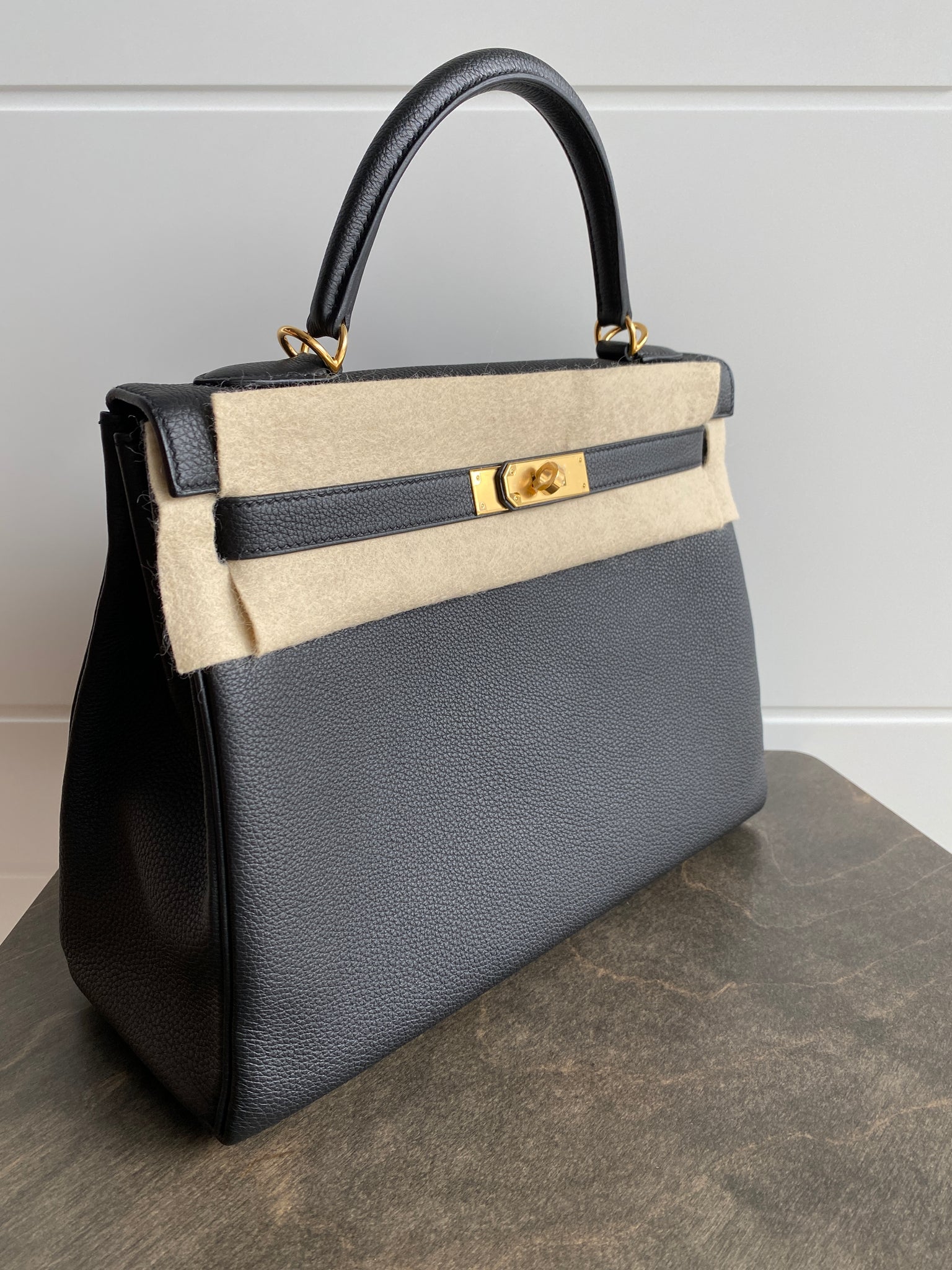 hermes kelly 32 black