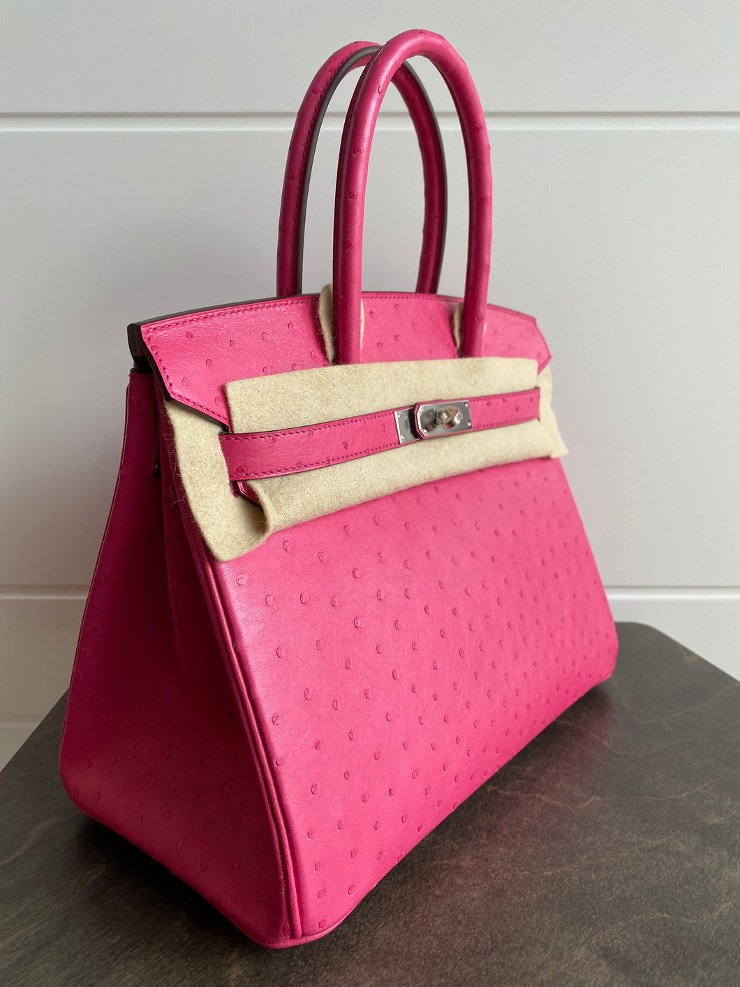 hermes rose tyrien ostrich