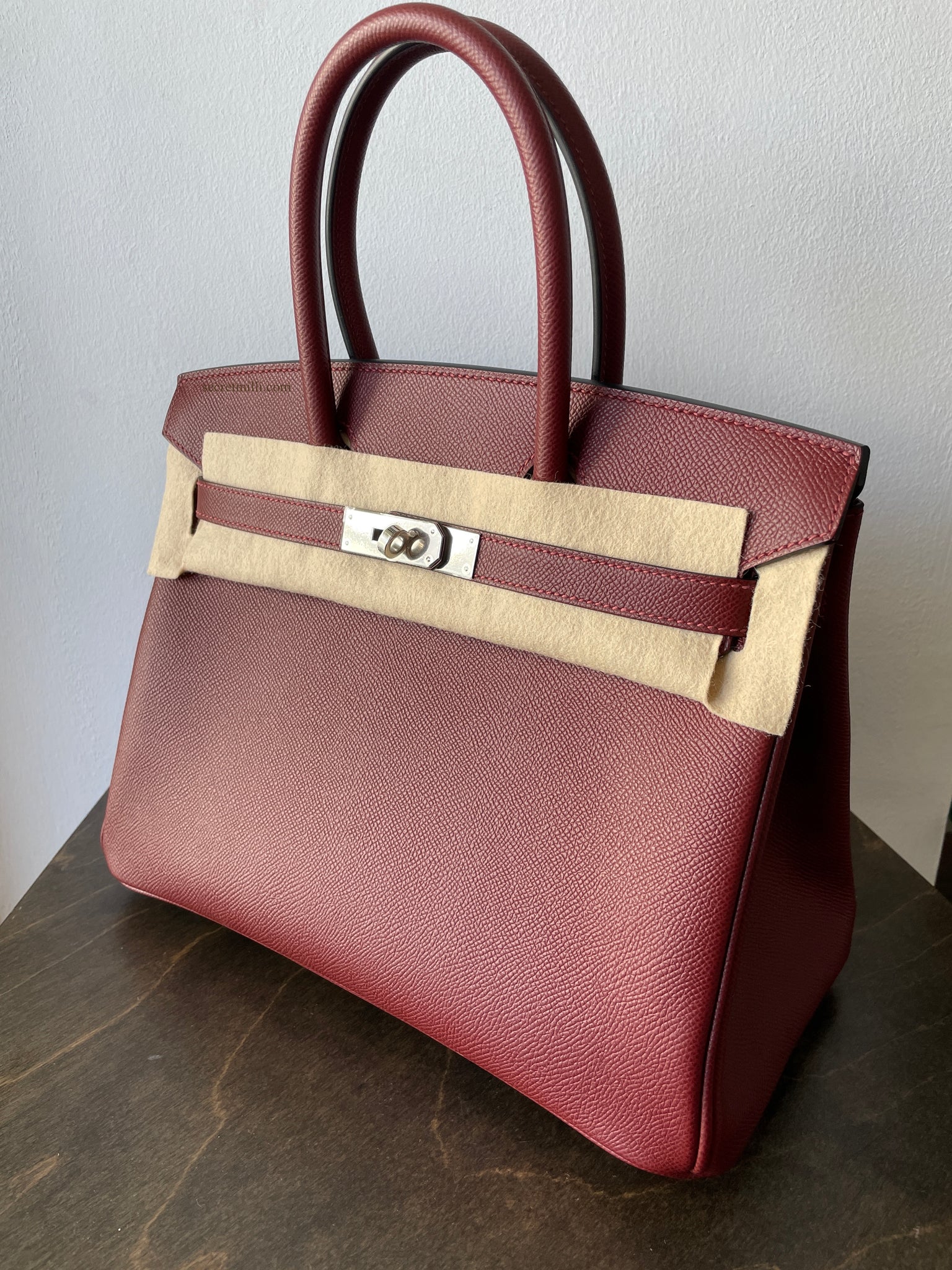 birkin rouge h