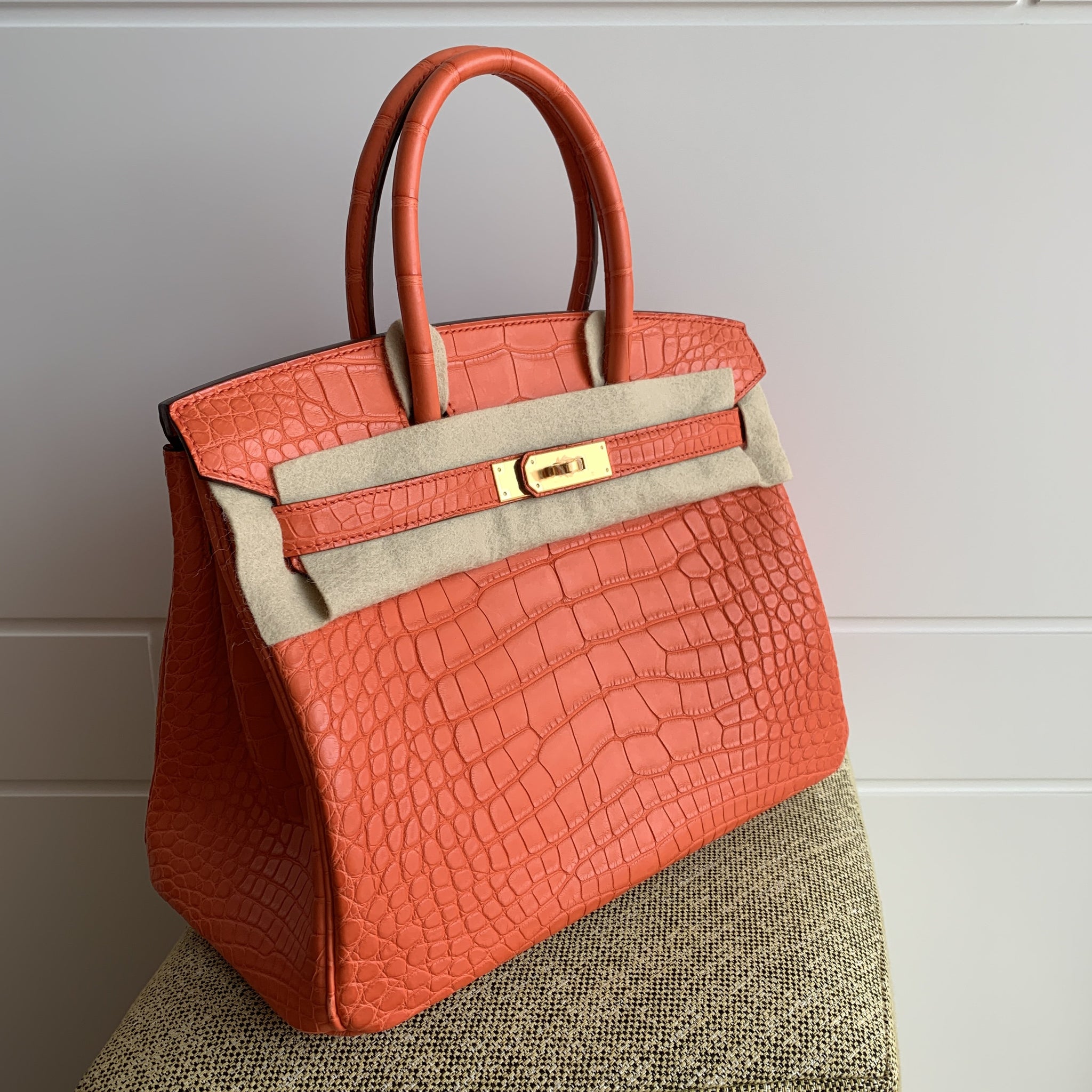 birkin 30 orange