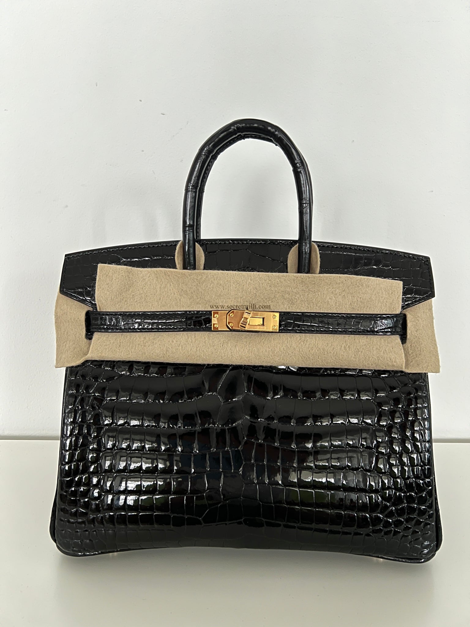 hermes black crocodile