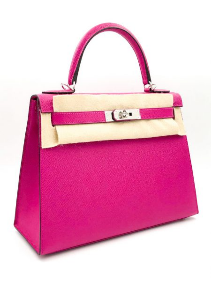Hermes Kelly 28 Rose Pourpre Epsom With 