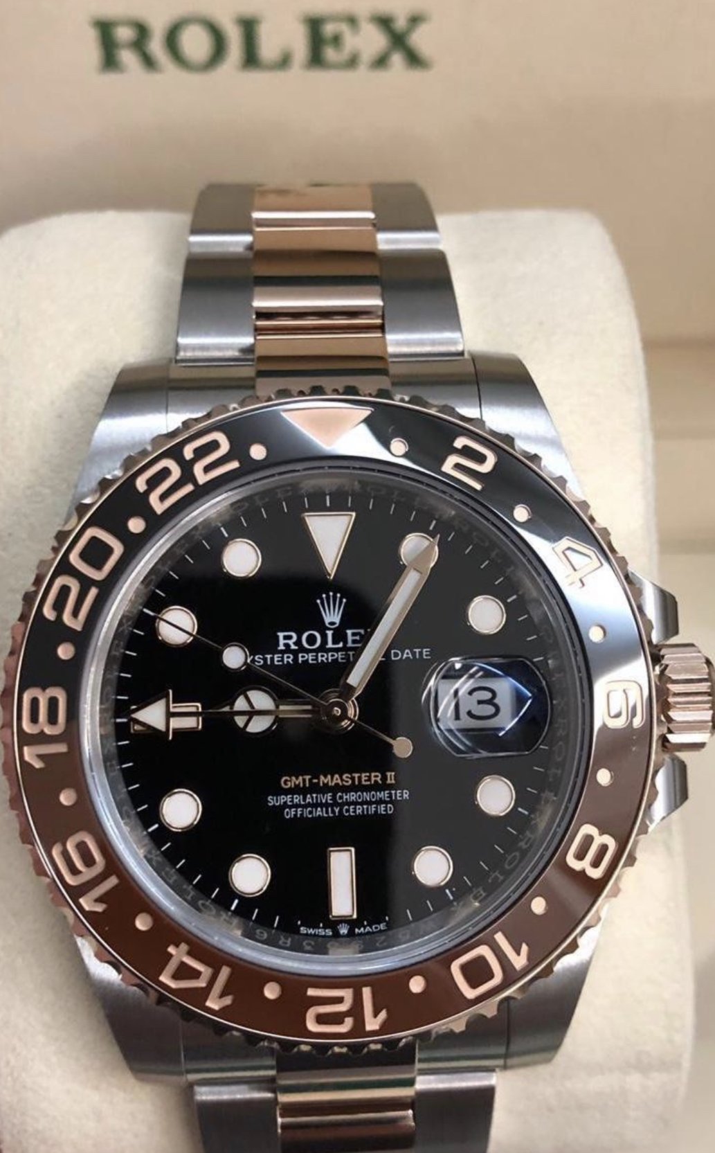 rolex gmt master 2 chocolate