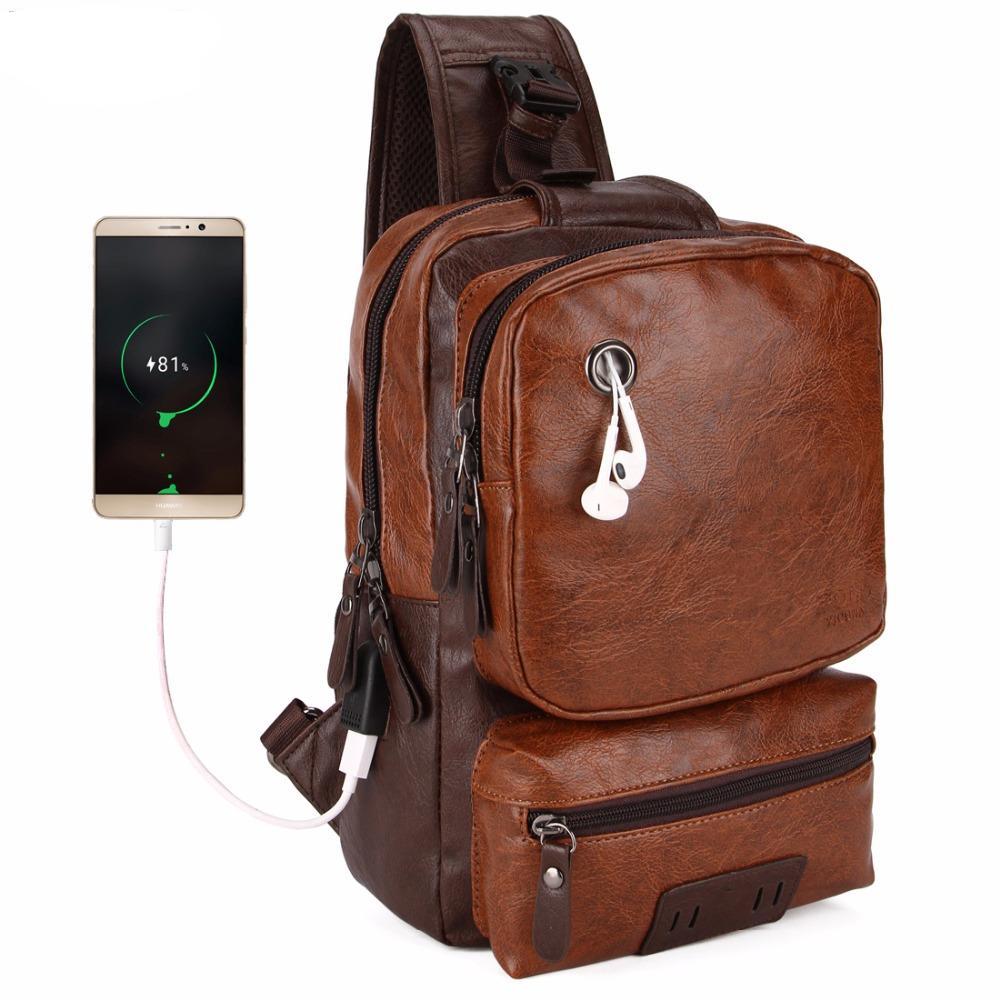 leather backpack anti theft