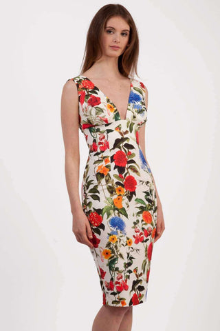 Athens Print Dress in Eden print