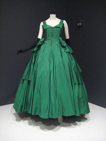 Doir ball gown photo emerald green