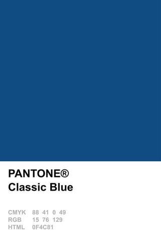 pantone Classic Blue Colour 
