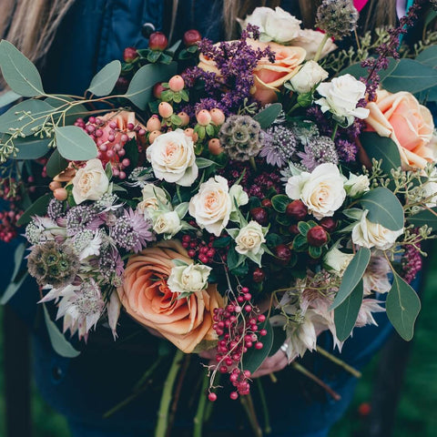 autumn flowers in a bunch 